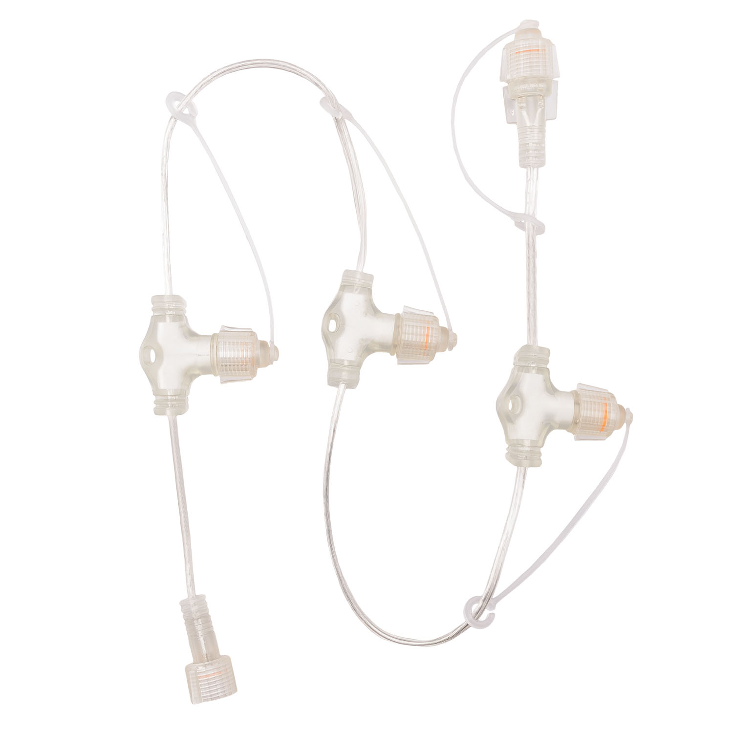 Connect+ Multi-Connector 4 Way, transparent cable Connect+ Multi-Connector 4 Way, transparent cable