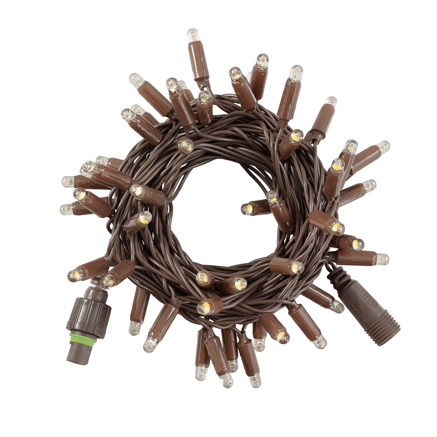 Guirlande Connect ProLine 36V, 5 m, 50 maxiled blanc chaud, câble marron 6 Guirlande Connect ProLine 36V, 5 m, 50 maxiled blanc chaud, câble marron 6