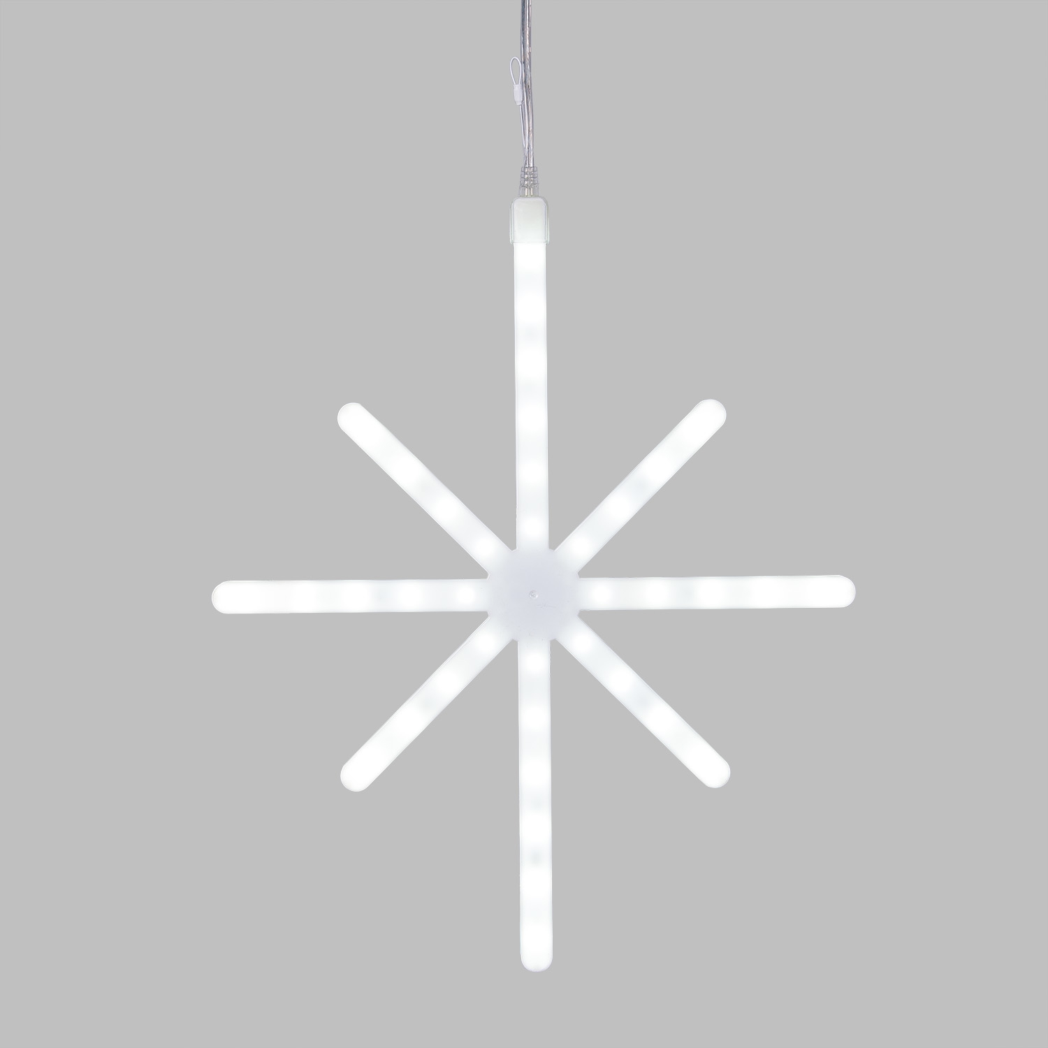 Estrella Polar Animada 36 cm, Connect ProLine 36V, 76 led SMD blanco frío, cable transparente 8