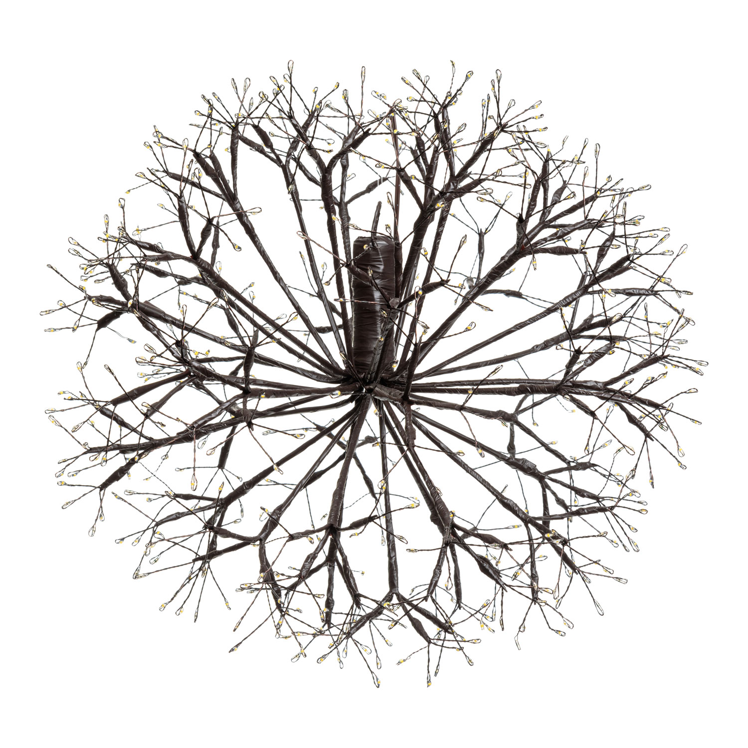 Sphère lumineuse RICCO avec branches marrons, Ø 40 cm, 576 microled blanc chaud, intérieur 4 Sphère lumineuse RICCO avec branches marrons, Ø 40 cm, 576 microled blanc chaud, intérieur 4