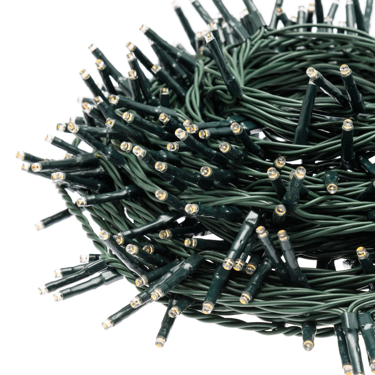 Lichterkette 70,4 m, 1000 Mini LEDs warmweiß und extra warmweiß, grünes Kabel 2 Lichterkette 70,4 m, 1000 Mini LEDs warmweiß und extra warmweiß, grünes Kabel 2