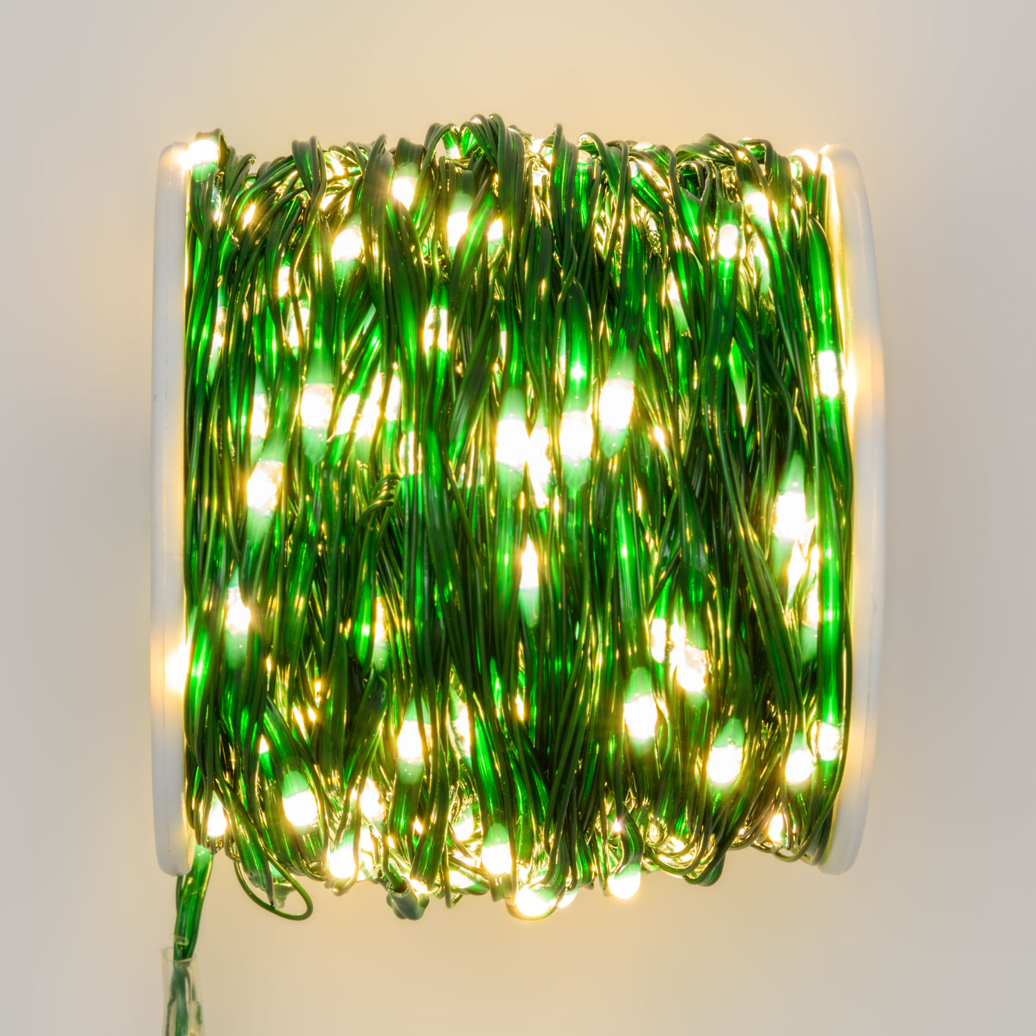 Catena MicroLED PRO di 25 m, 500 microled bianco caldo, cavo verde 7 Catena MicroLED PRO di 25 m, 500 microled bianco caldo, cavo verde 7