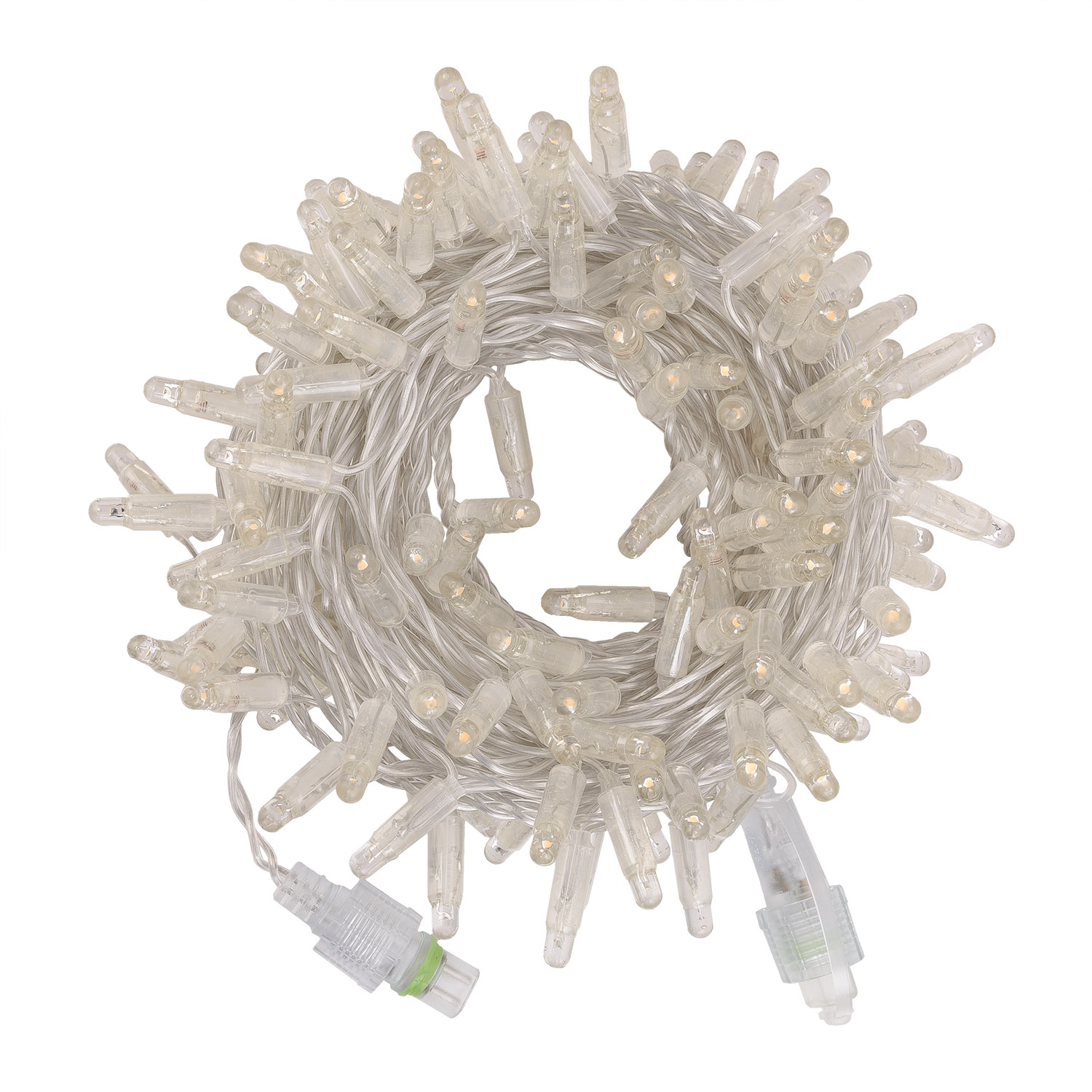 8 m Warm White Connect ProLine 36V String Lights, 160 maxiLEDs, transparent cable, connectable 5