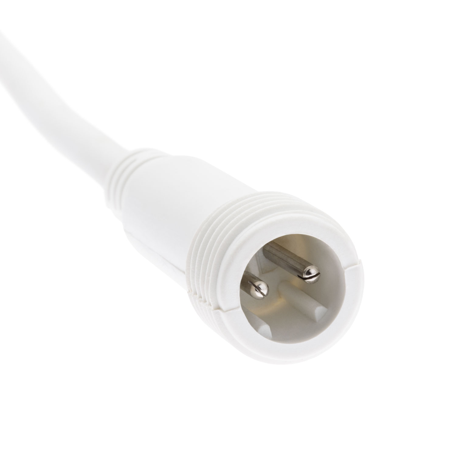 Weißes PML Adapterkabel, Eingang (Stecker) IP44 - Ausgang (Buchse) IP67 2 Weißes PML Adapterkabel, Eingang (Stecker) IP44 - Ausgang (Buchse) IP67 2