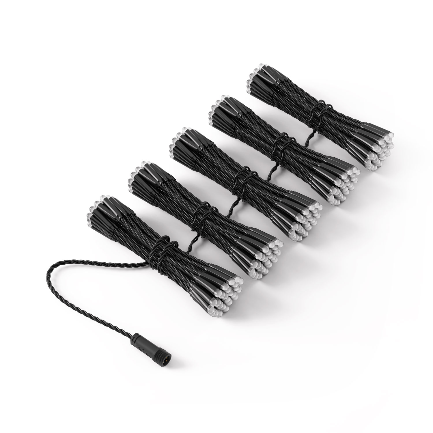 0,5 x h 4 meters, 250 LEDs RGB and Warm White Curtain Lights Twinkly Plus, Black Cable 3 0,5 x h 4 meters, 250 LEDs RGB and Warm White Curtain Lights Twinkly Plus, Black Cable 3