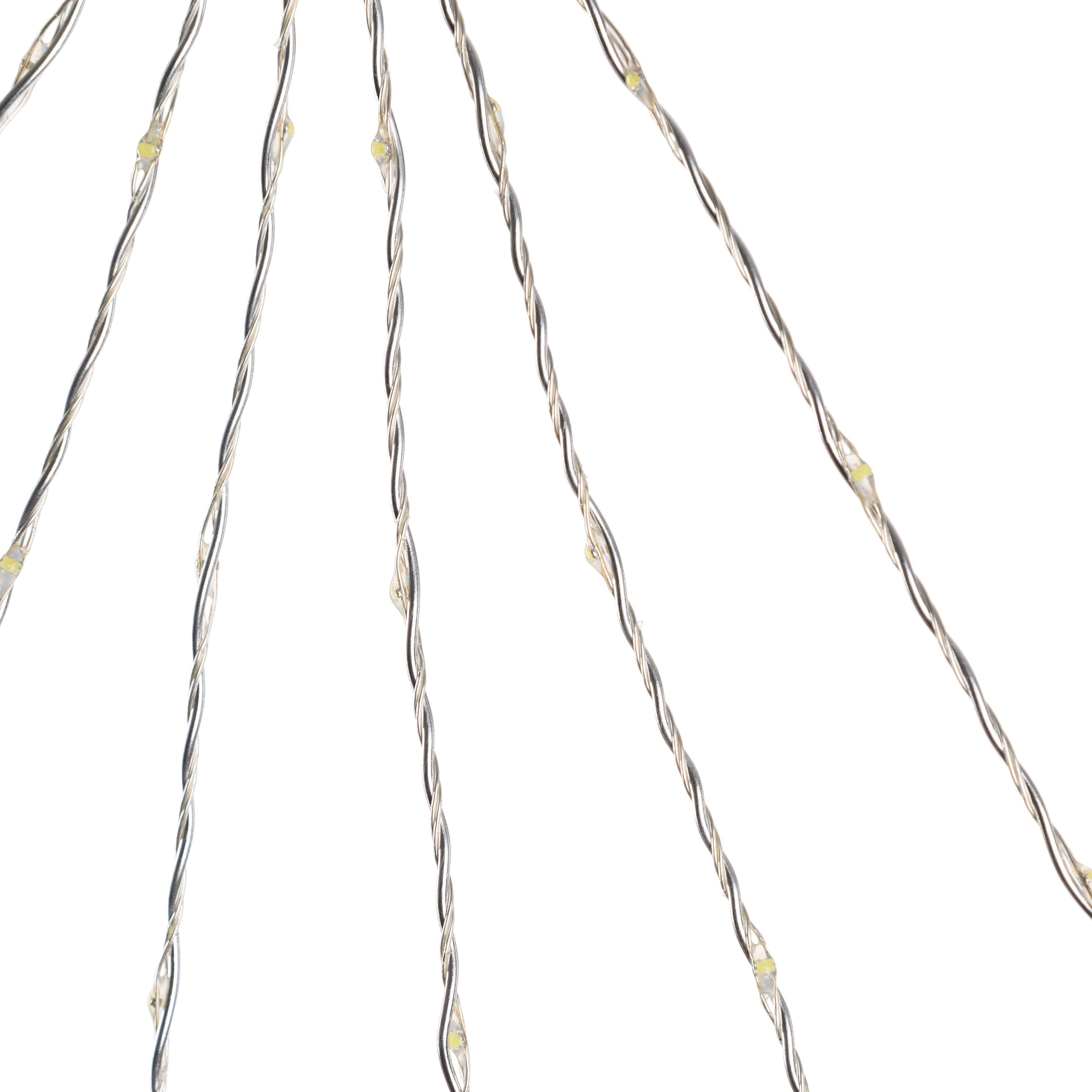 Ramo luminoso argento 60 cm, 60 microled bianco freddo 3 Ramo luminoso argento 60 cm, 60 microled bianco freddo 3