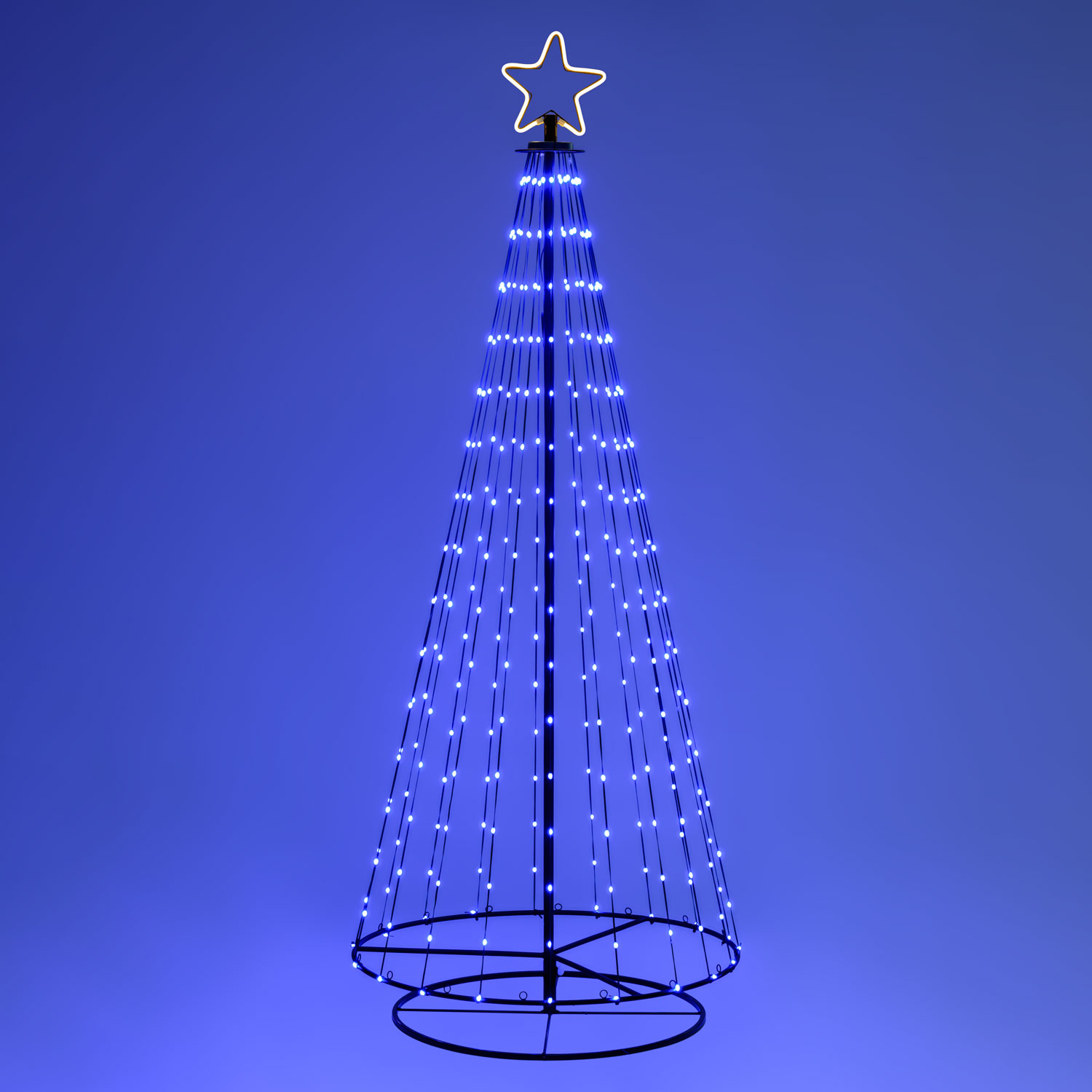 h 200 cm, 304 LEDs, Foldable Conical Christmas Tree 9 h 200 cm, 304 LEDs, Foldable Conical Christmas Tree 9