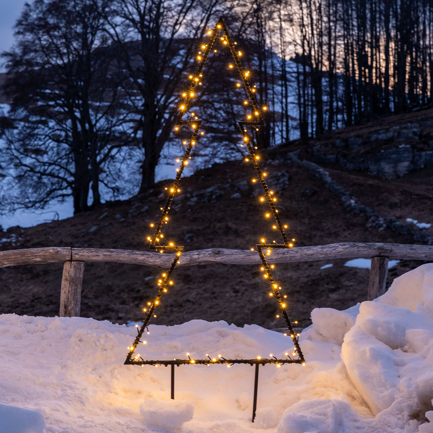 2D Gartendeko Tannenbaum, h. 140 cm 2D Gartendeko Tannenbaum, h. 140 cm