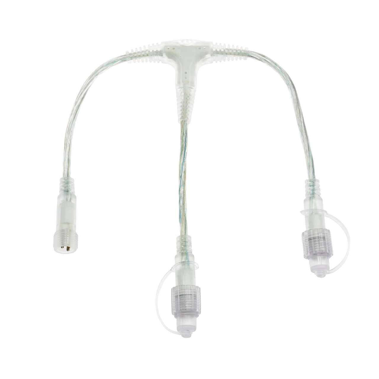 PL24V Multiverbinder 2 Ausgänge, transparentes Kabel PL24V Multiverbinder 2 Ausgänge, transparentes Kabel