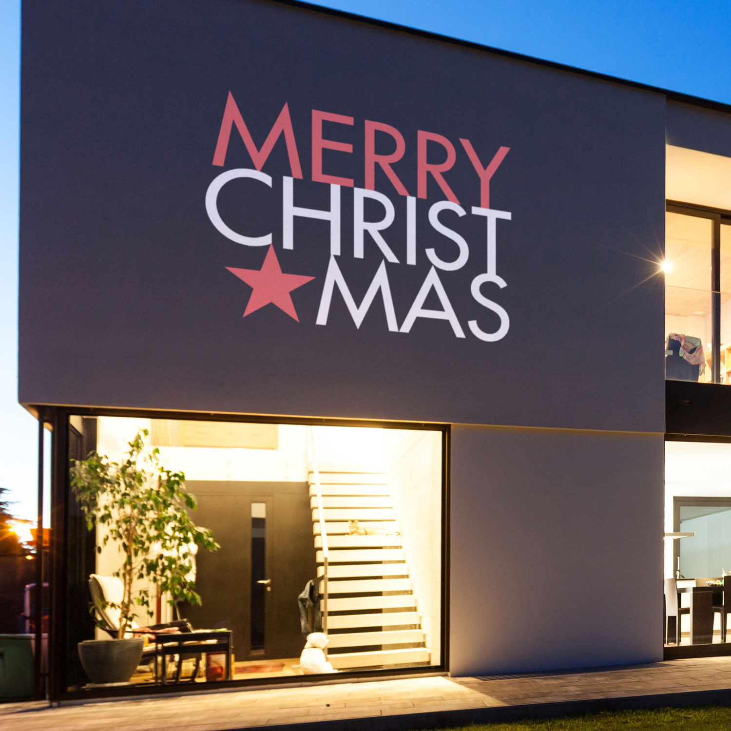 Gobo Merry Christmas avec étoile 2 Gobo Merry Christmas avec étoile 2