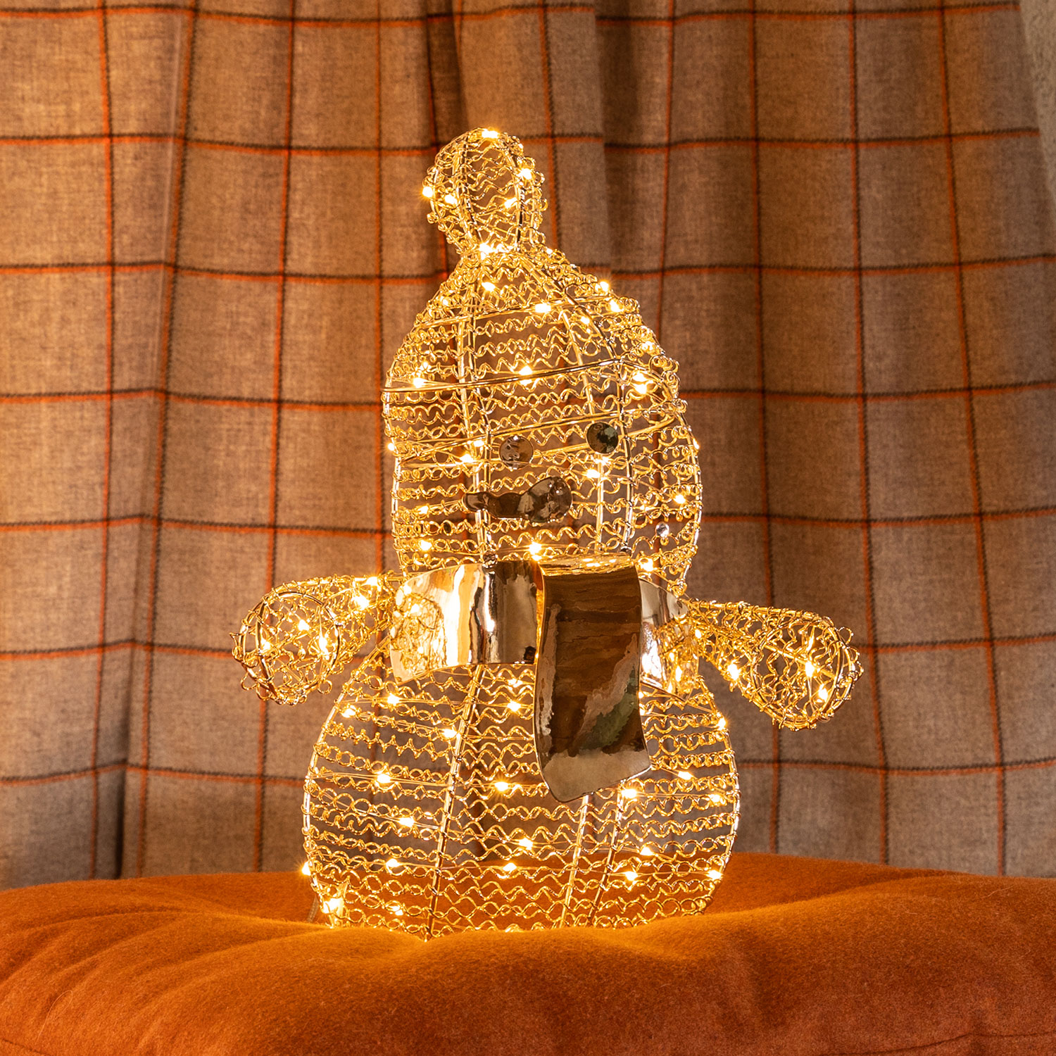 Pupazzo di neve Snowman, h. 33 cm, led bianco caldo 7 Pupazzo di neve Snowman, h. 33 cm, led bianco caldo 7