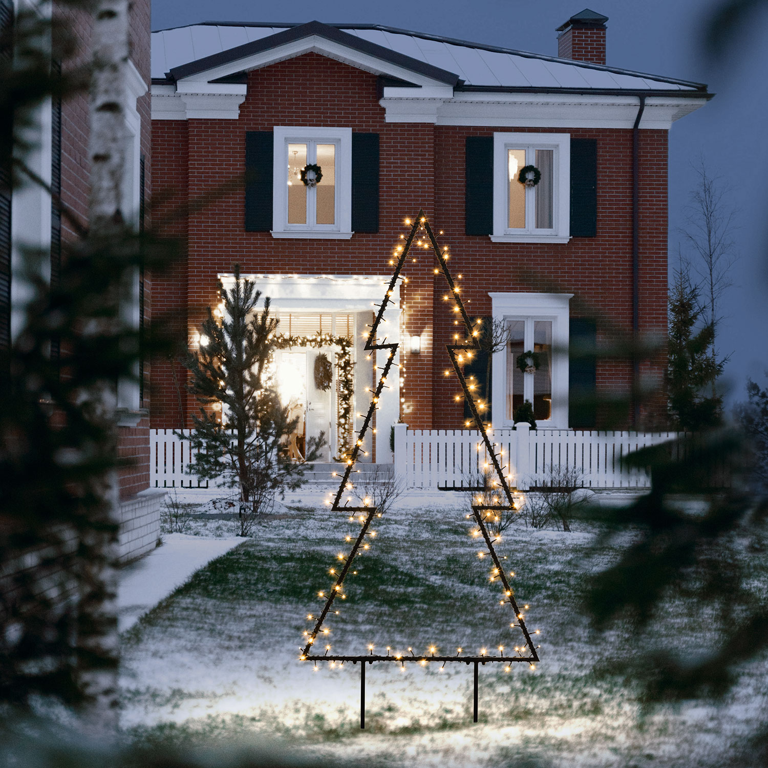 Albero multiuso da giardino, h. 140 cm, led bianco caldo 9 Albero multiuso da giardino, h. 140 cm, led bianco caldo 9