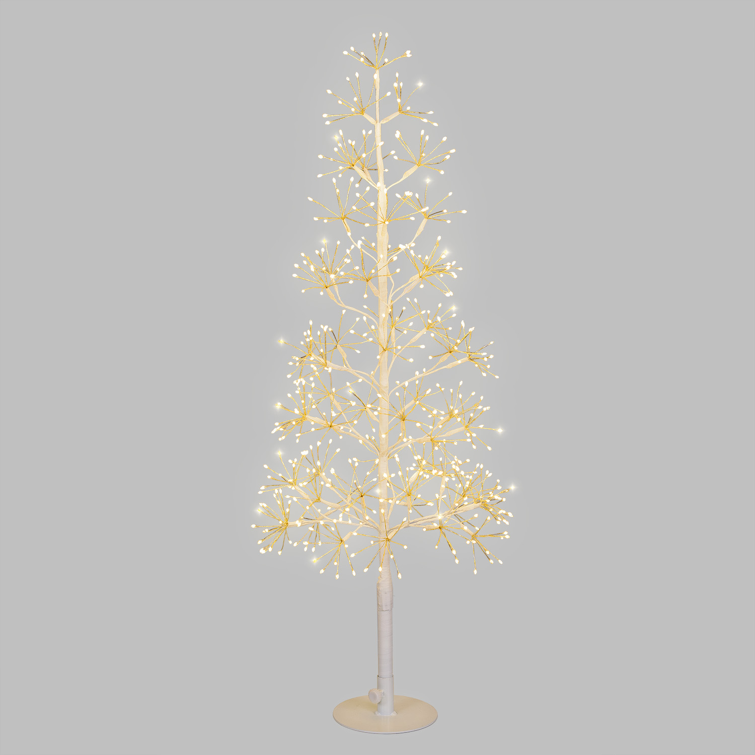 Árbol blanco RICCO h 0,90 m, 540 microled, blanco cálido, uso interior