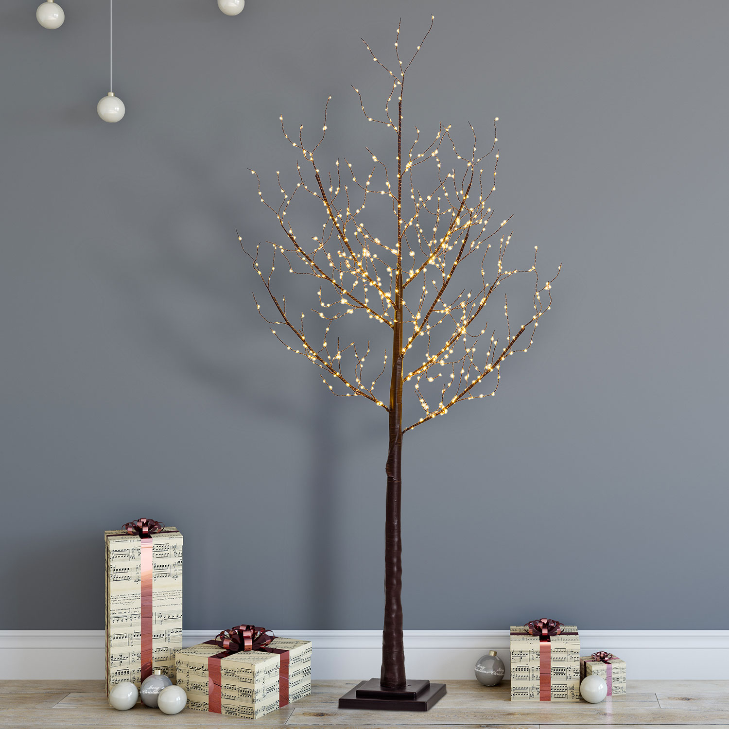 Albero luminoso con 600 microled bianco caldo 7 Albero luminoso con 600 microled bianco caldo 7