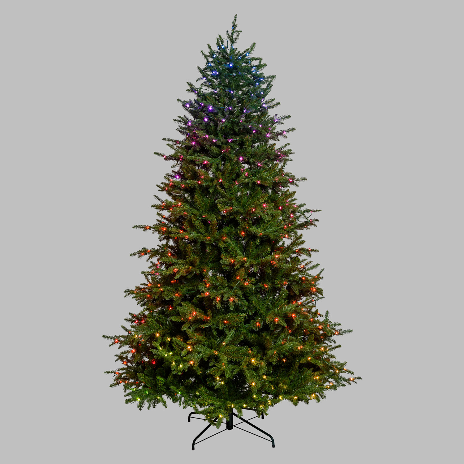 Albero di Natale Fiemme h. 230 cm, gocce di luce pixel led RGB e Bianco Caldo 8 Albero di Natale Fiemme h. 230 cm, gocce di luce pixel led RGB e Bianco Caldo 8