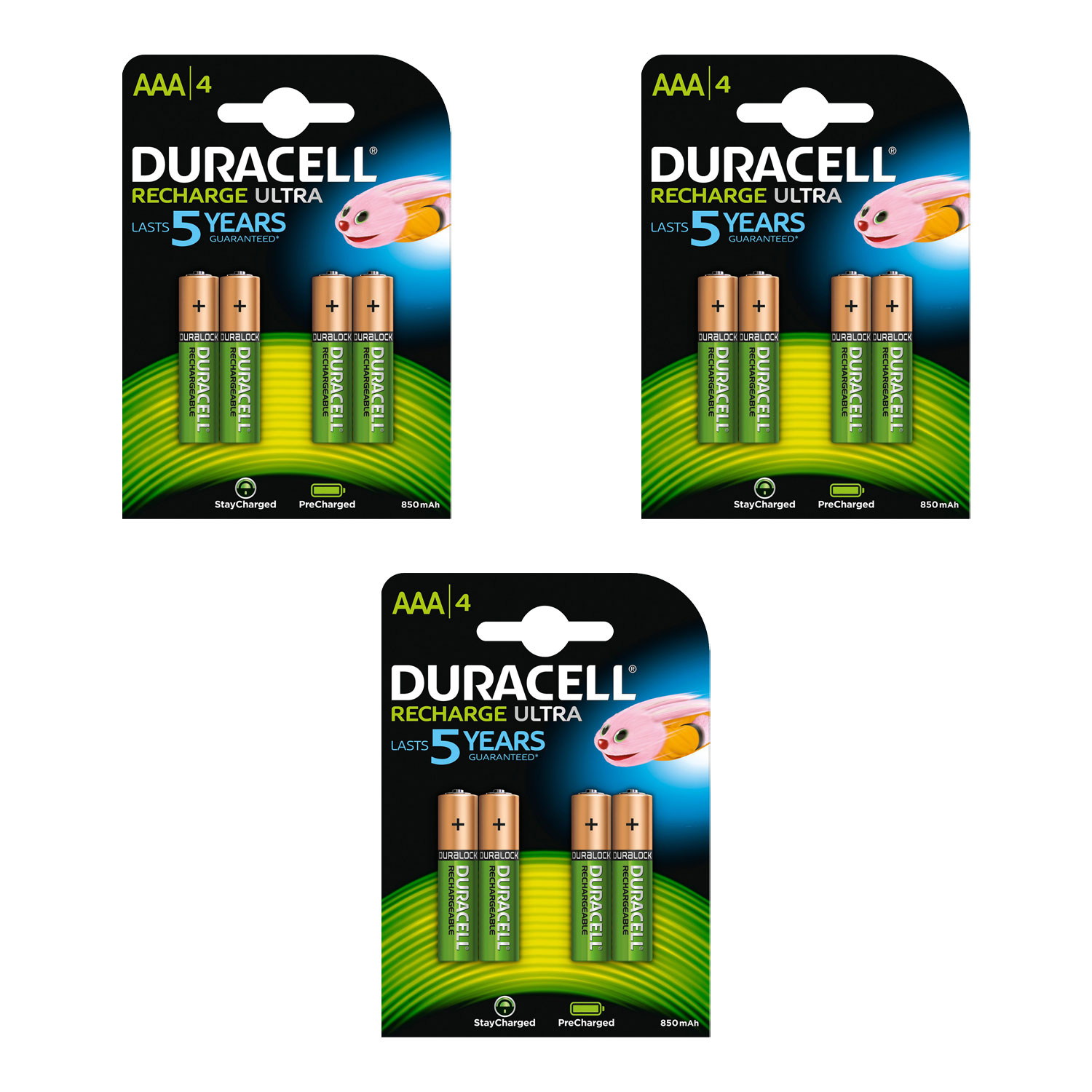 12 Batterie ministilo AAA ricaricabili Duracell DU77 precaricate 1 12 Batterie ministilo AAA ricaricabili Duracell DU77 precaricate 1
