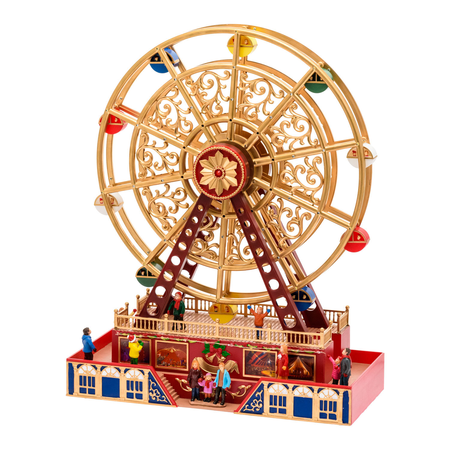 Rotating Ferris Wheel Village, h 48 cm, a Christmas melody 3 Rotating Ferris Wheel Village, h 48 cm, a Christmas melody 3