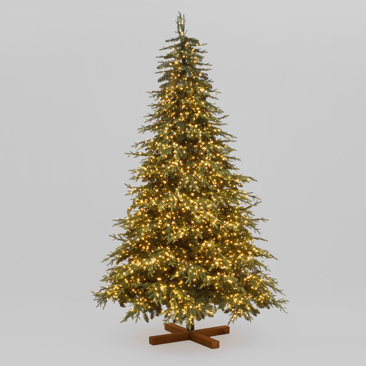 Albero Deluxe in finto pino 255 cm, 5150 miniled integrati bianco caldo 1