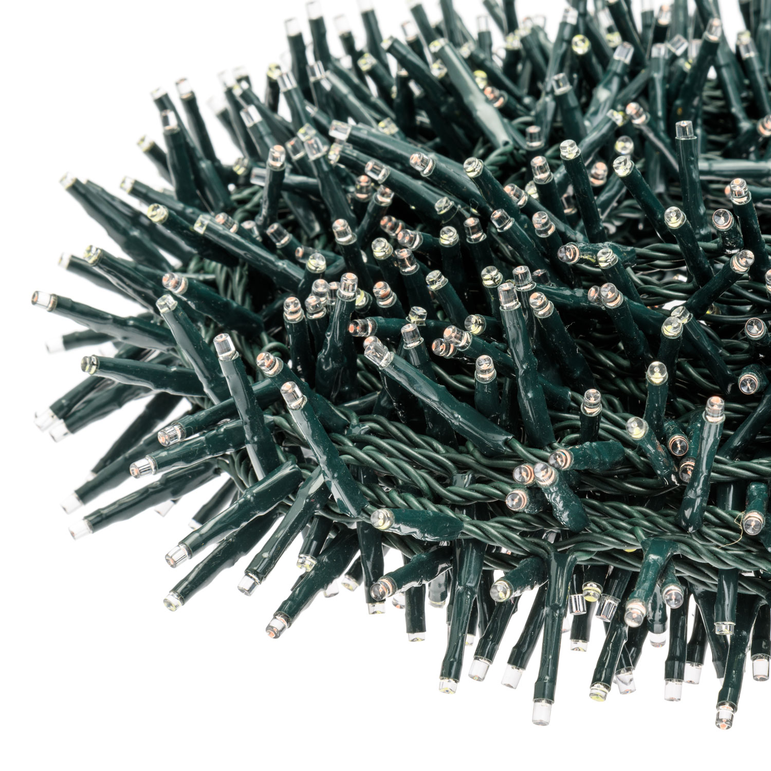 MiniCluster Lichterkette 20 m, 1000 Mini LEDs blau und kaltweiß, grünes Kabel 5 MiniCluster Lichterkette 20 m, 1000 Mini LEDs blau und kaltweiß, grünes Kabel 5