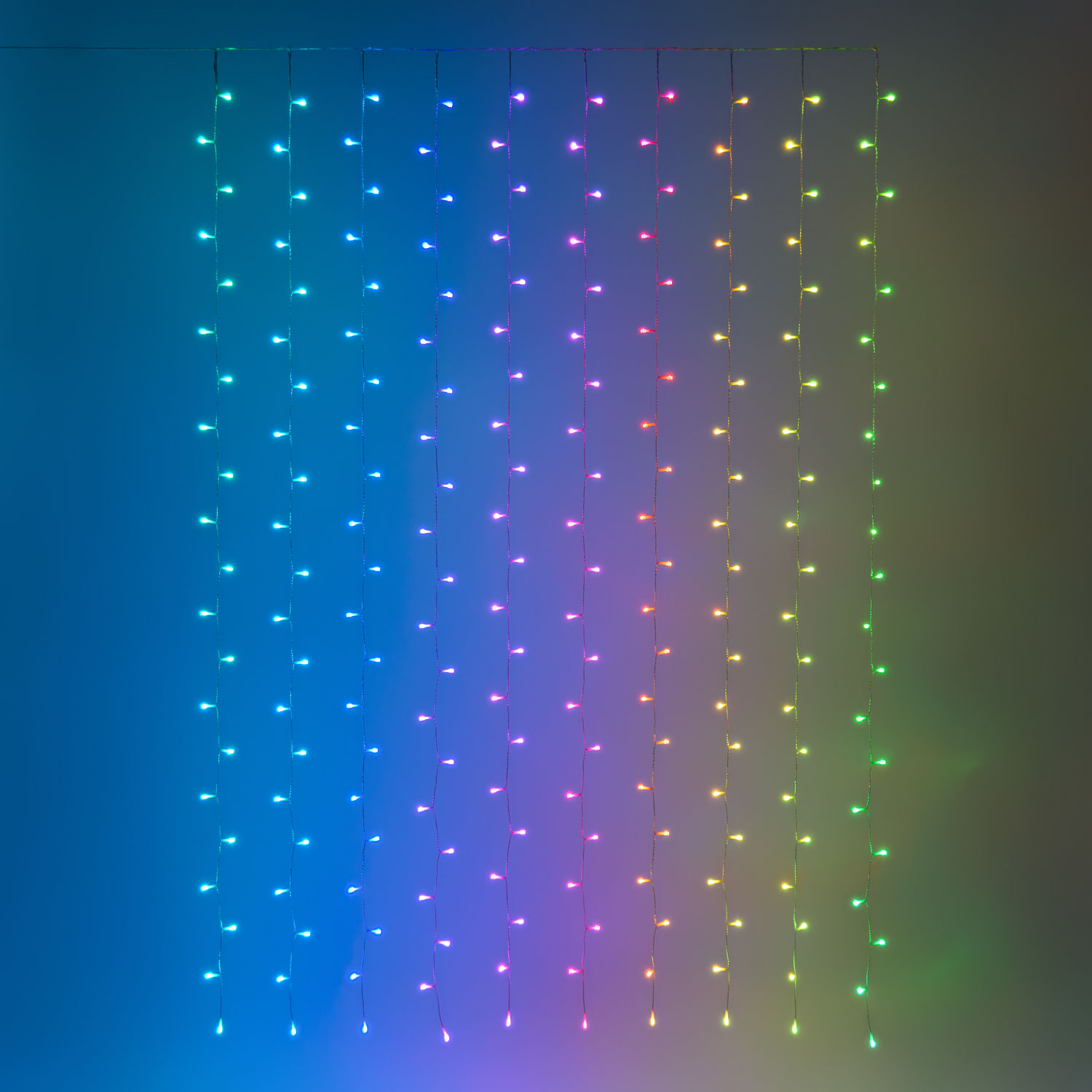 Cortina Twinkly RGB y blanco cálido, 1,5 x h. 2,1 metros, 210 led 13 Cortina Twinkly RGB y blanco cálido, 1,5 x h. 2,1 metros, 210 led 13