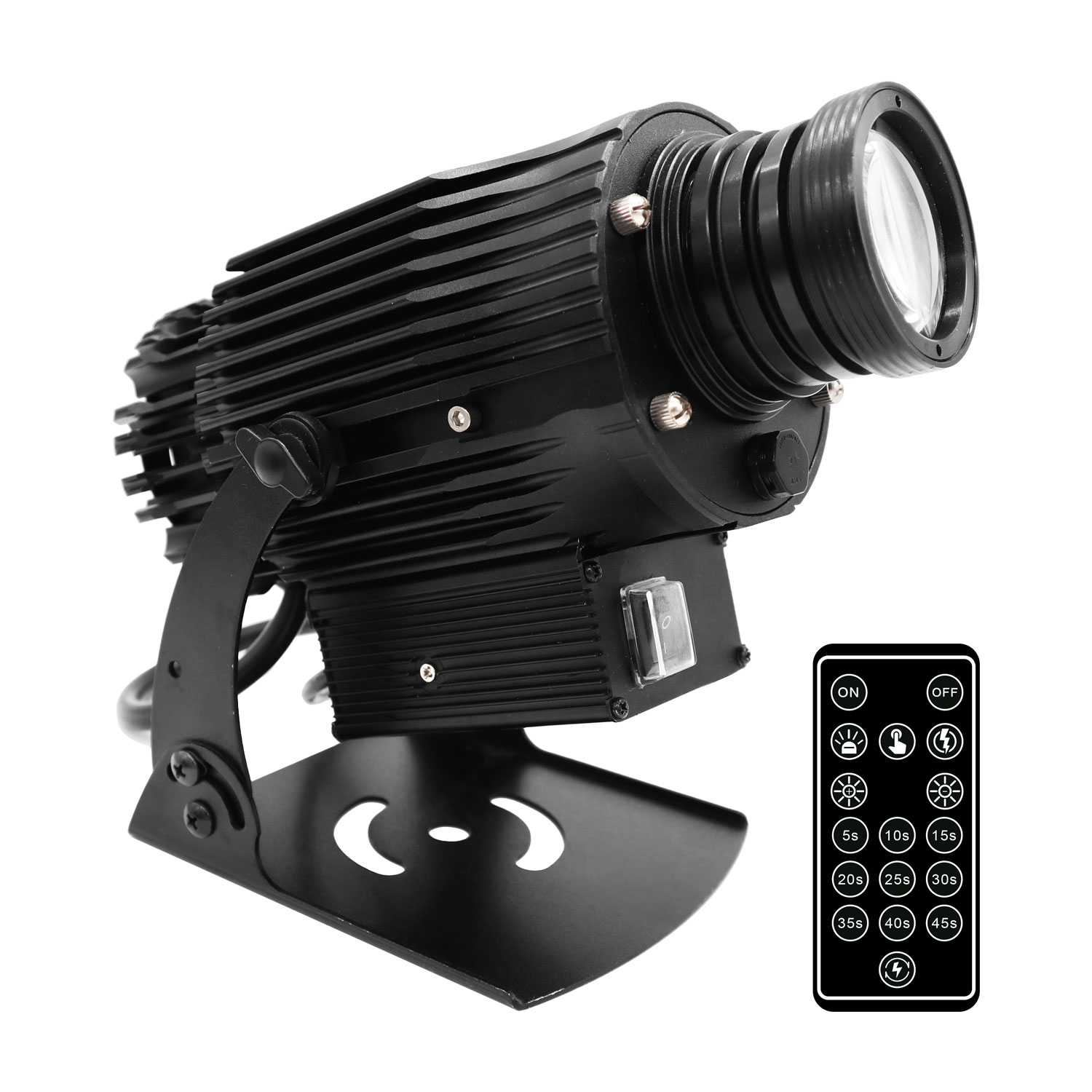 Proiettore professionale led, 60 Watt, angolo 15°, 3 immagini fisse