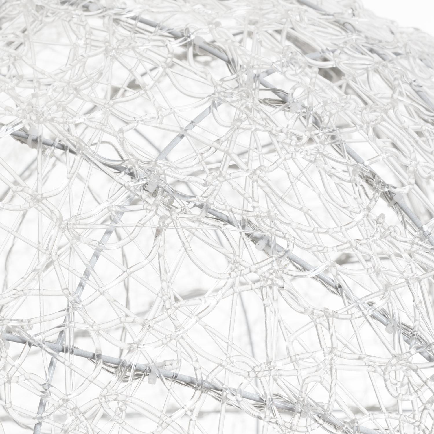 Sphère acrylique transparente, Ø 56 cm, LED blanc froid 5 Sphère acrylique transparente, Ø 56 cm, LED blanc froid 5