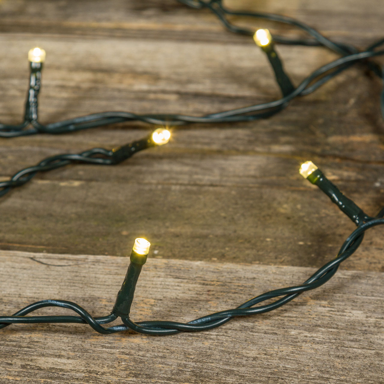 4m 40 Warm White LEDs String Lights, Green Cable 7 4m 40 Warm White LEDs String Lights, Green Cable 7