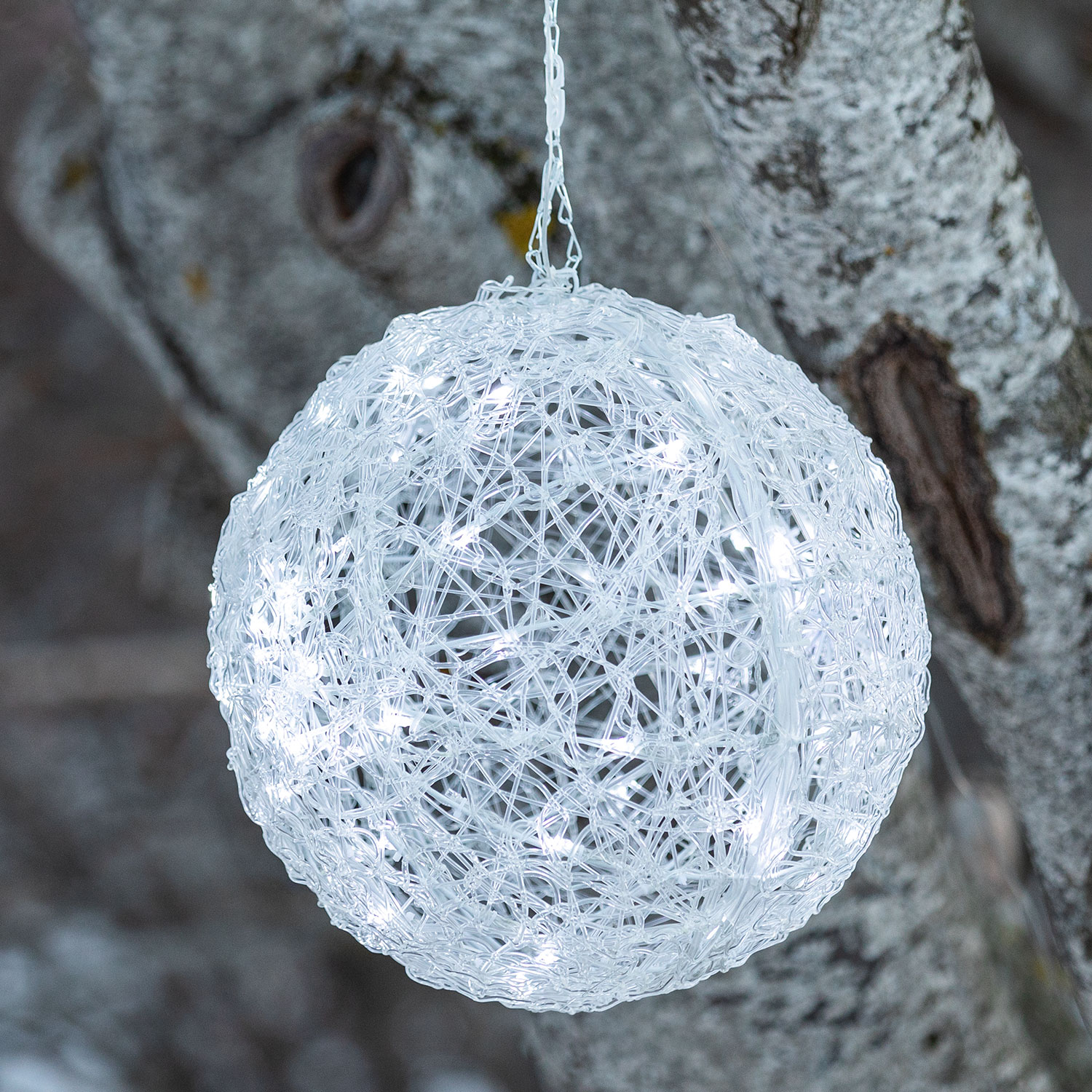 Ø 36 cm, White LEDs Clear Acrylic Sphere 1 Ø 36 cm, White LEDs Clear Acrylic Sphere 1