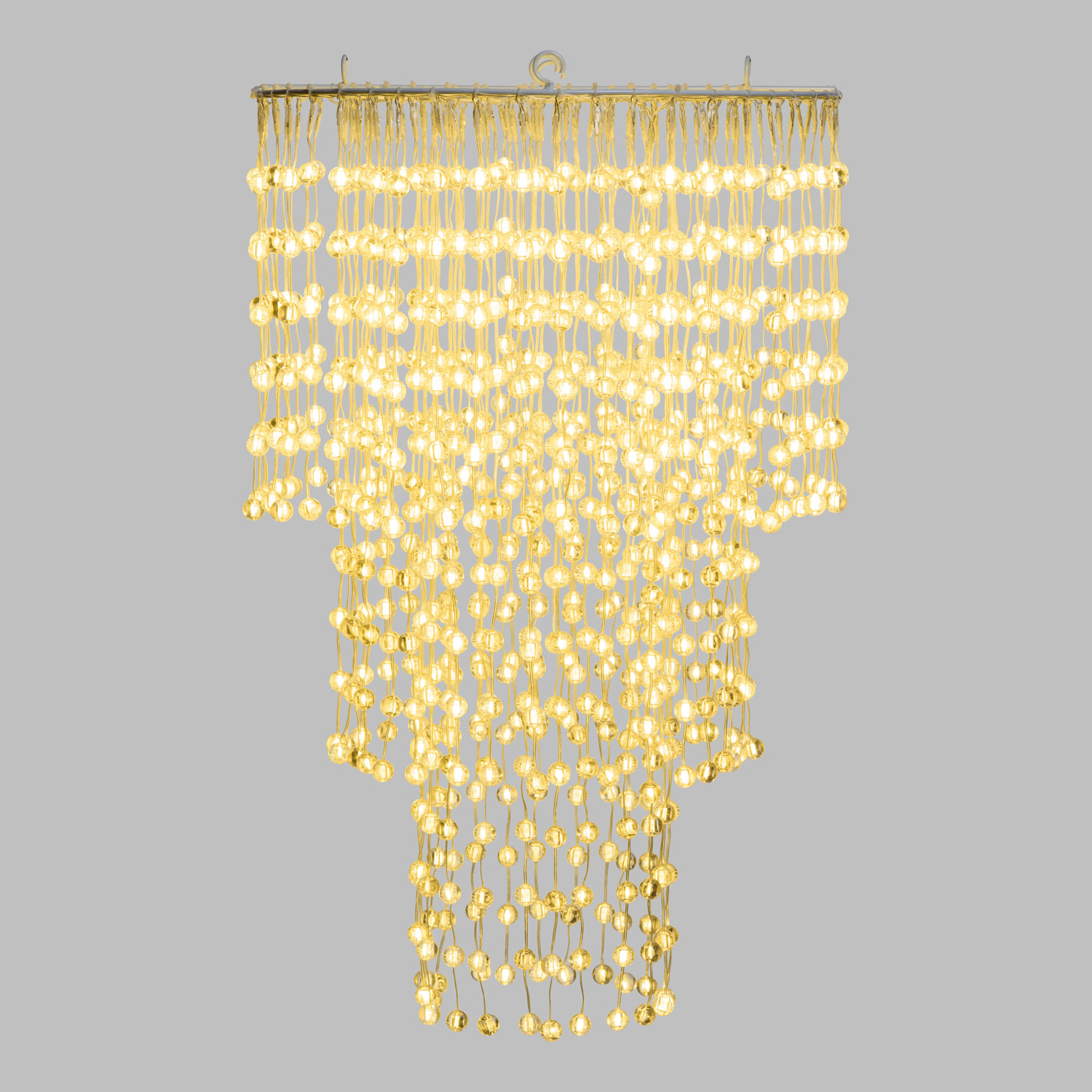 Lustre décoratif en cascade, 936 sphères LED blanc chaud 6 Lustre décoratif en cascade, 936 sphères LED blanc chaud 6