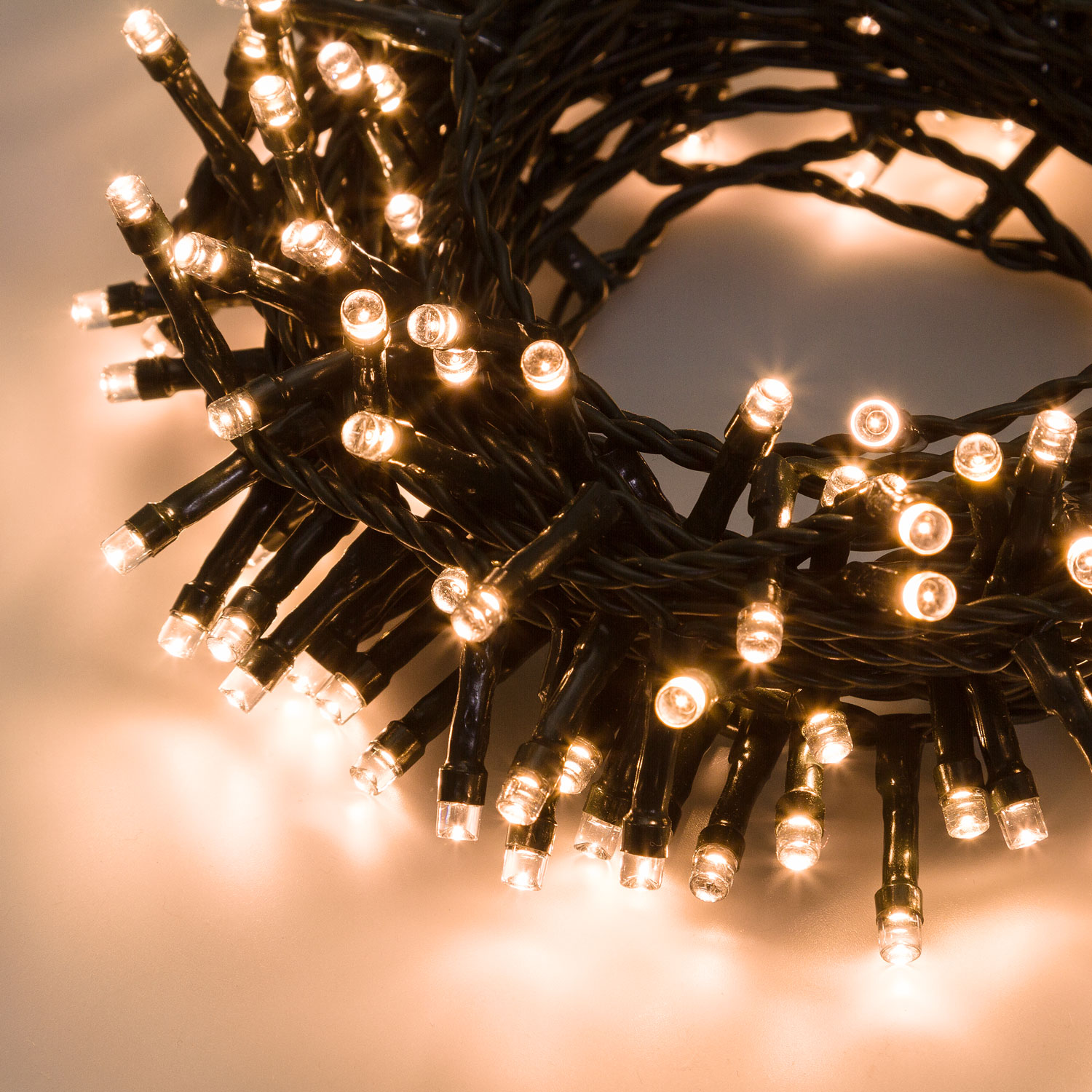 Catena 4,8 m, 120 led bianco caldo, cavo verde 3 Catena 4,8 m, 120 led bianco caldo, cavo verde 3