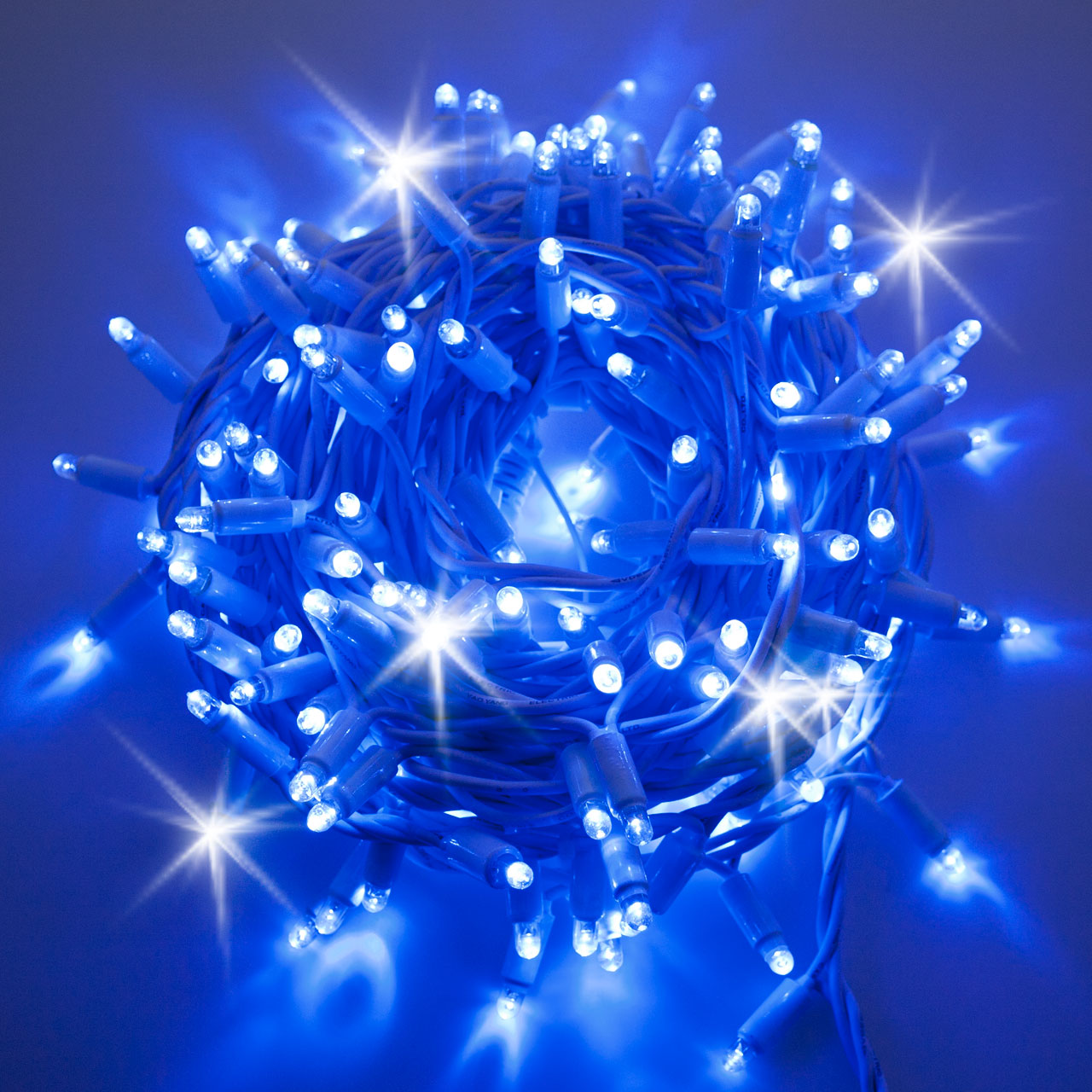 10m 200 Blue and White Maxiled Flashled Connectable String Lights, IP67 10m 200 Blue and White Maxiled Flashled Connectable String Lights, IP67
