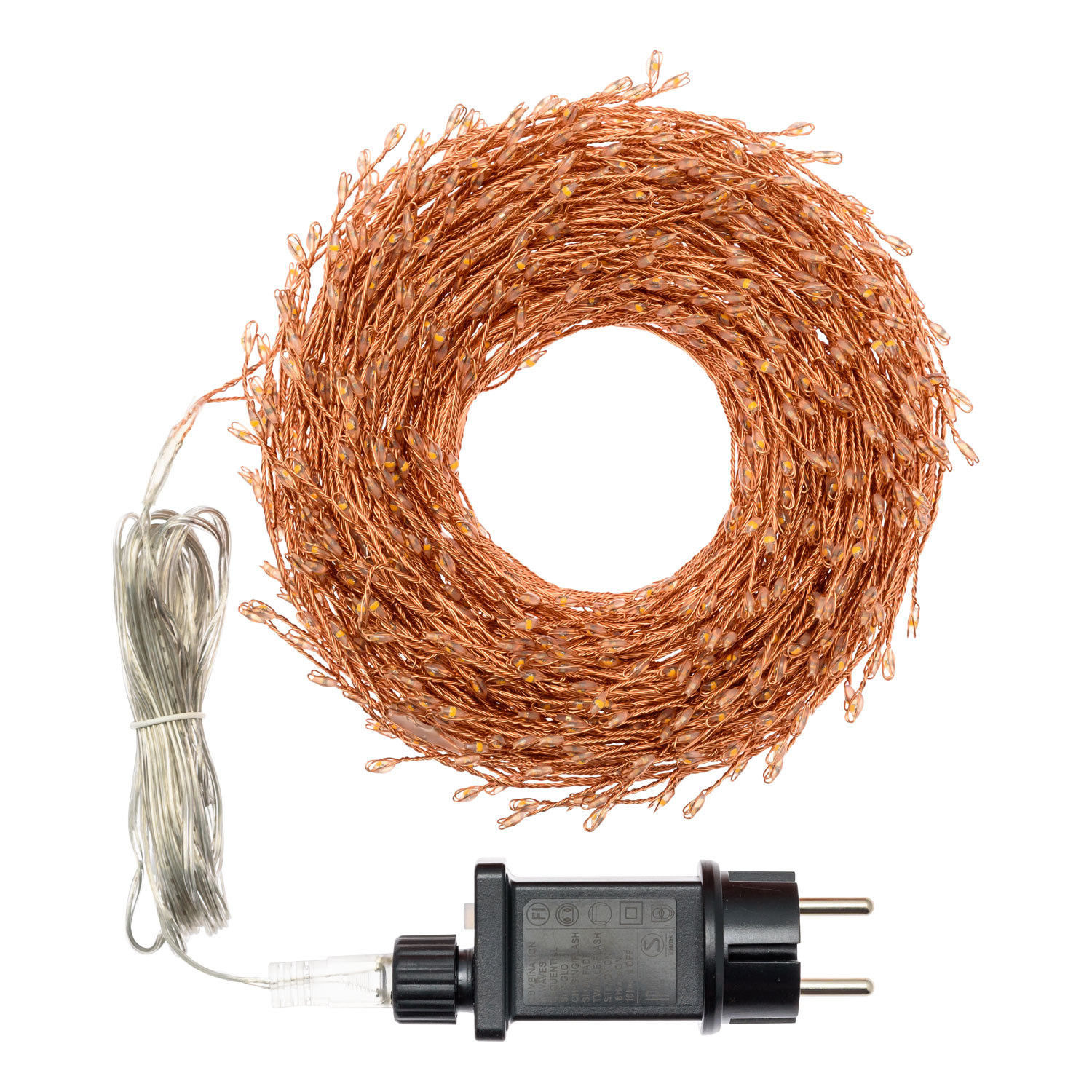 Guirlande Ruban lumineux 20 m, 1000 Micro Led blanc chaud traditionnel 3 Guirlande Ruban lumineux 20 m, 1000 Micro Led blanc chaud traditionnel 3