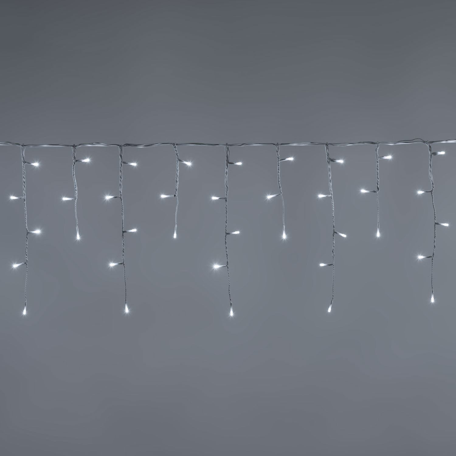 Stalactite 6 x h 0,4 m, 200 led blanc froid Stalactite 6 x h 0,4 m, 200 led blanc froid