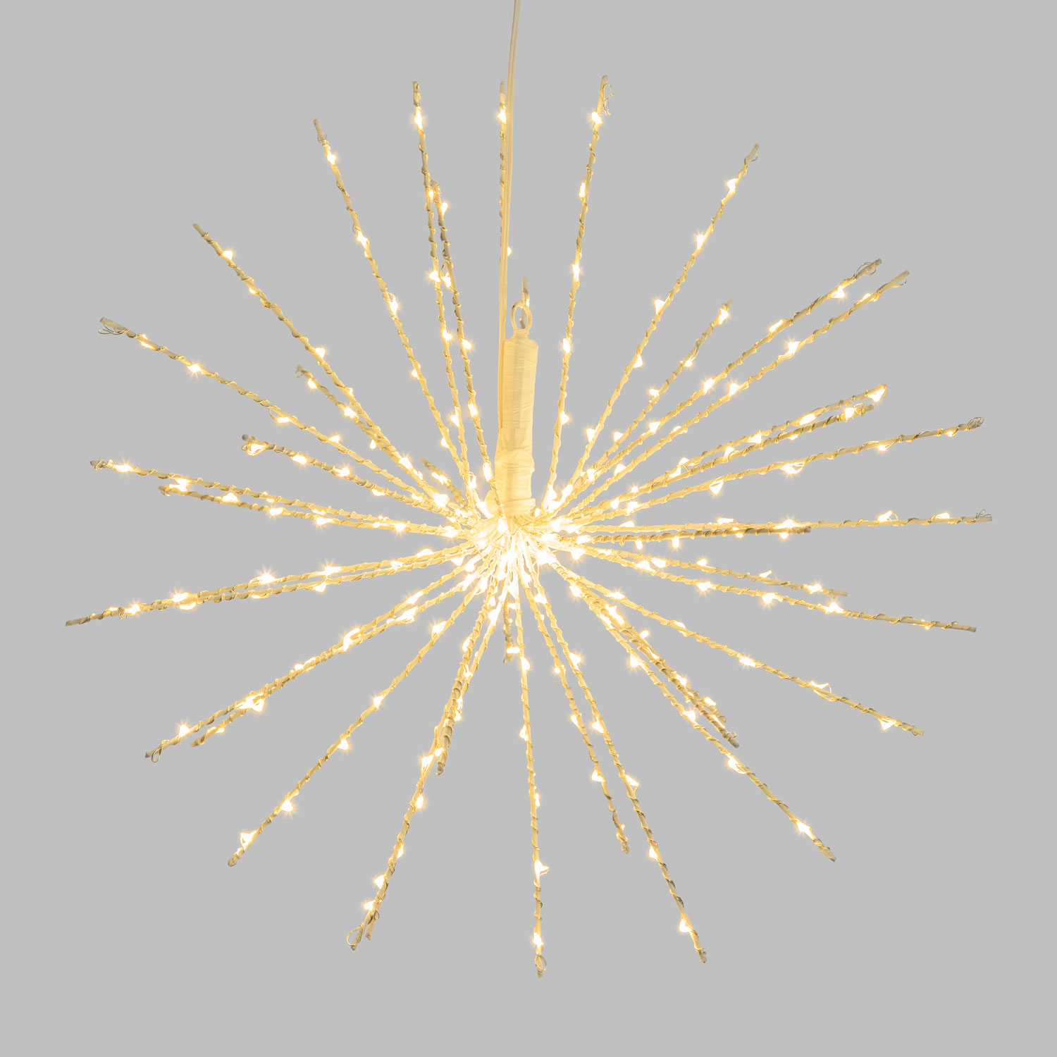 Weißer TWIGball Stern mit warmweißen Micro LEDs (40 cm) 1 Weißer TWIGball Stern mit warmweißen Micro LEDs (40 cm) 1