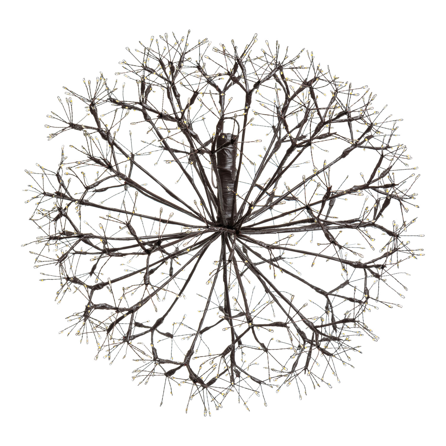 Sphäre RICCO mit braunfarbenen Zweigen, Ø 50 cm, 912 warmweiße Mikroled, innenverwendung 5 Sphäre RICCO mit braunfarbenen Zweigen, Ø 50 cm, 912 warmweiße Mikroled, innenverwendung 5