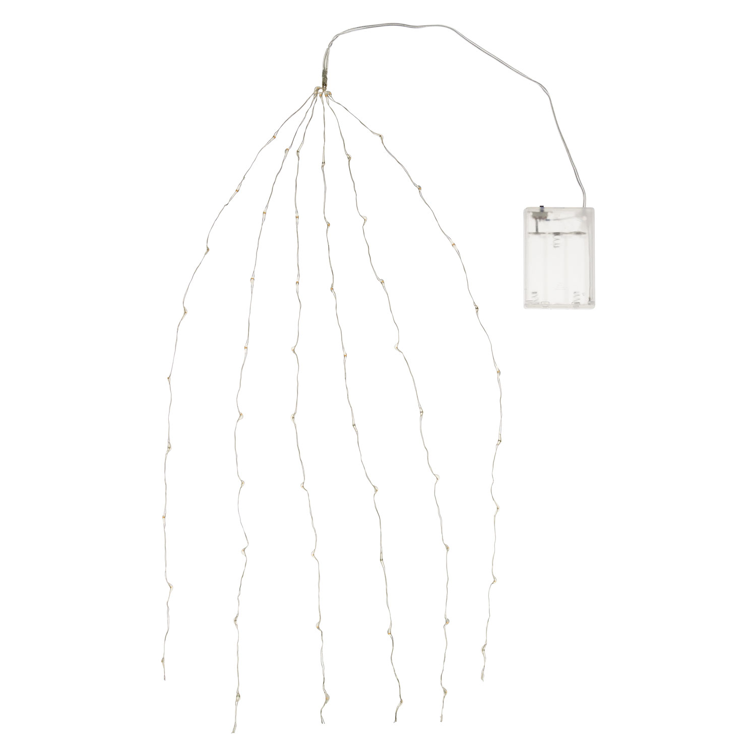 Ciuffo metal 50 cm, 60 microled bianco caldo 3 Ciuffo metal 50 cm, 60 microled bianco caldo 3