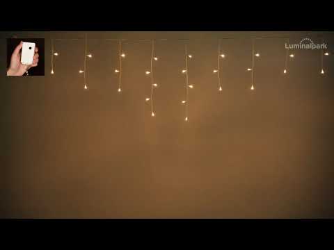 Stalattite Smart Connect, 60 led bianco caldo 2 Stalattite Smart Connect, 60 led bianco caldo 2