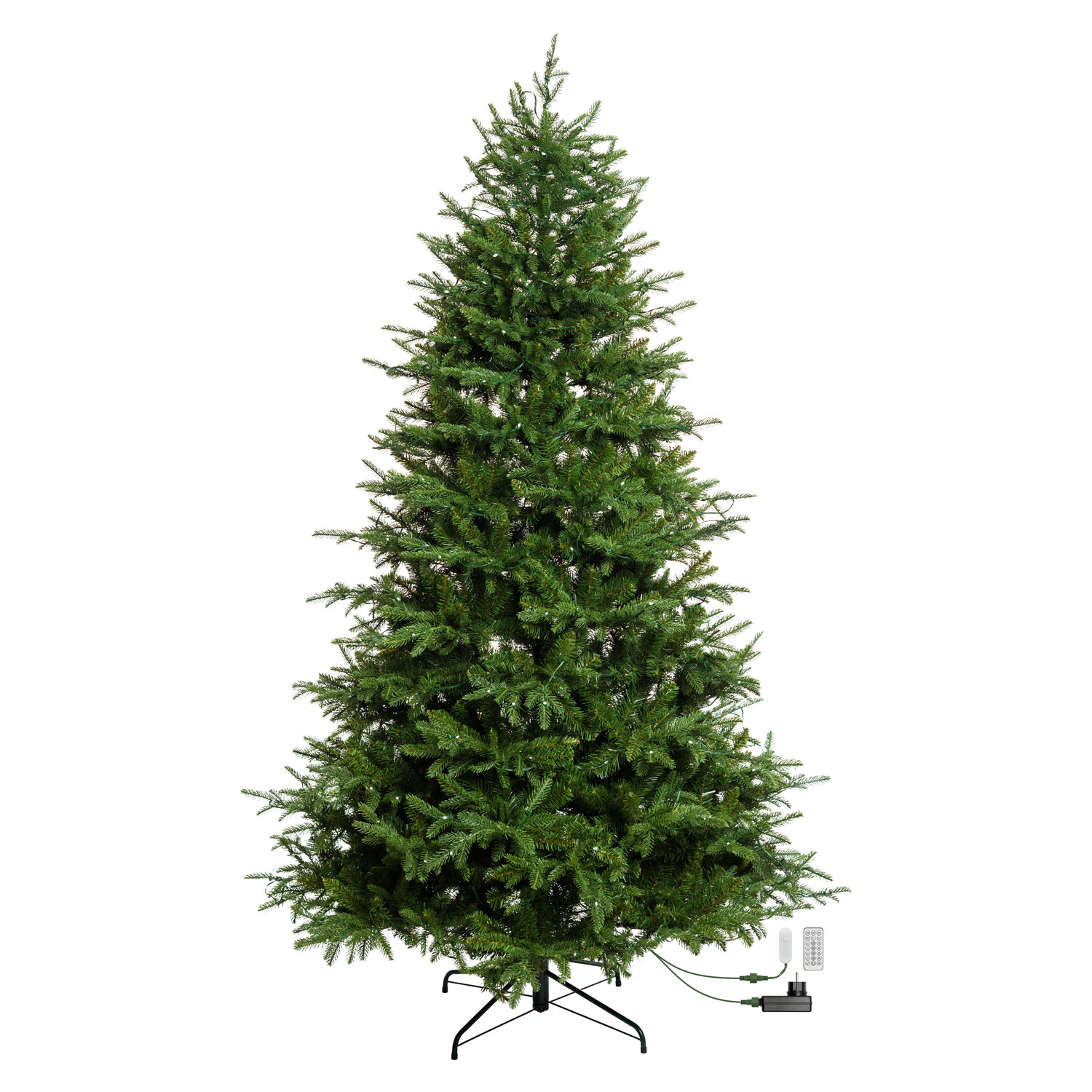 Albero di Natale Fiemme h. 230 cm, gocce di luce pixel led RGB e Bianco Caldo 3 Albero di Natale Fiemme h. 230 cm, gocce di luce pixel led RGB e Bianco Caldo 3