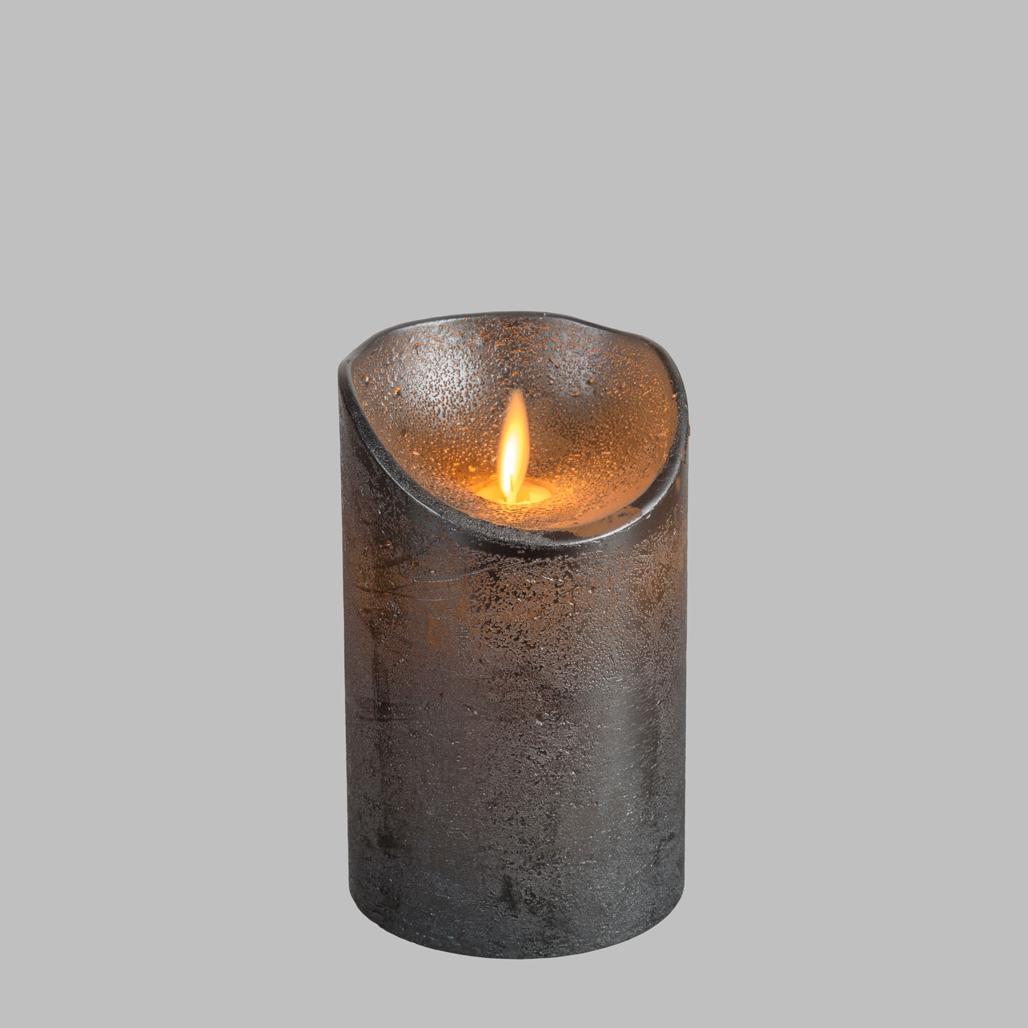 Candela Rustic Argento h 12,5 cm 2 Candela Rustic Argento h 12,5 cm 2