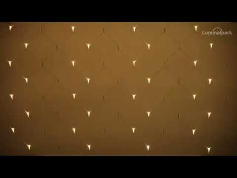 Filet Smart Connect, 2 x h. 1 mètres, 120 led blanc chaud, câble blanc 2 Filet Smart Connect, 2 x h. 1 mètres, 120 led blanc chaud, câble blanc 2