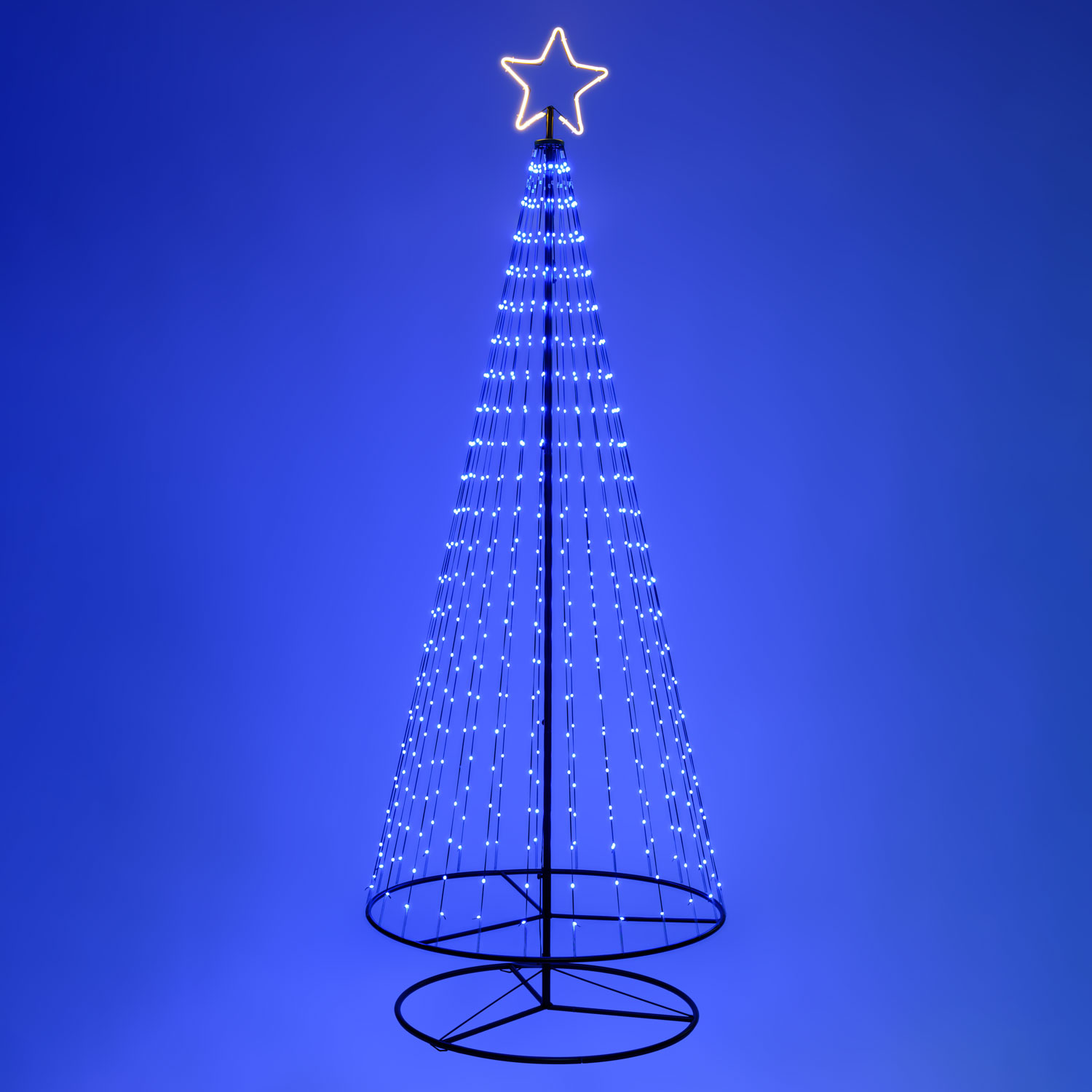 Sapin conique repliable avec 550 gouttes de lumière, h 280 cm 8 Sapin conique repliable avec 550 gouttes de lumière, h 280 cm 8