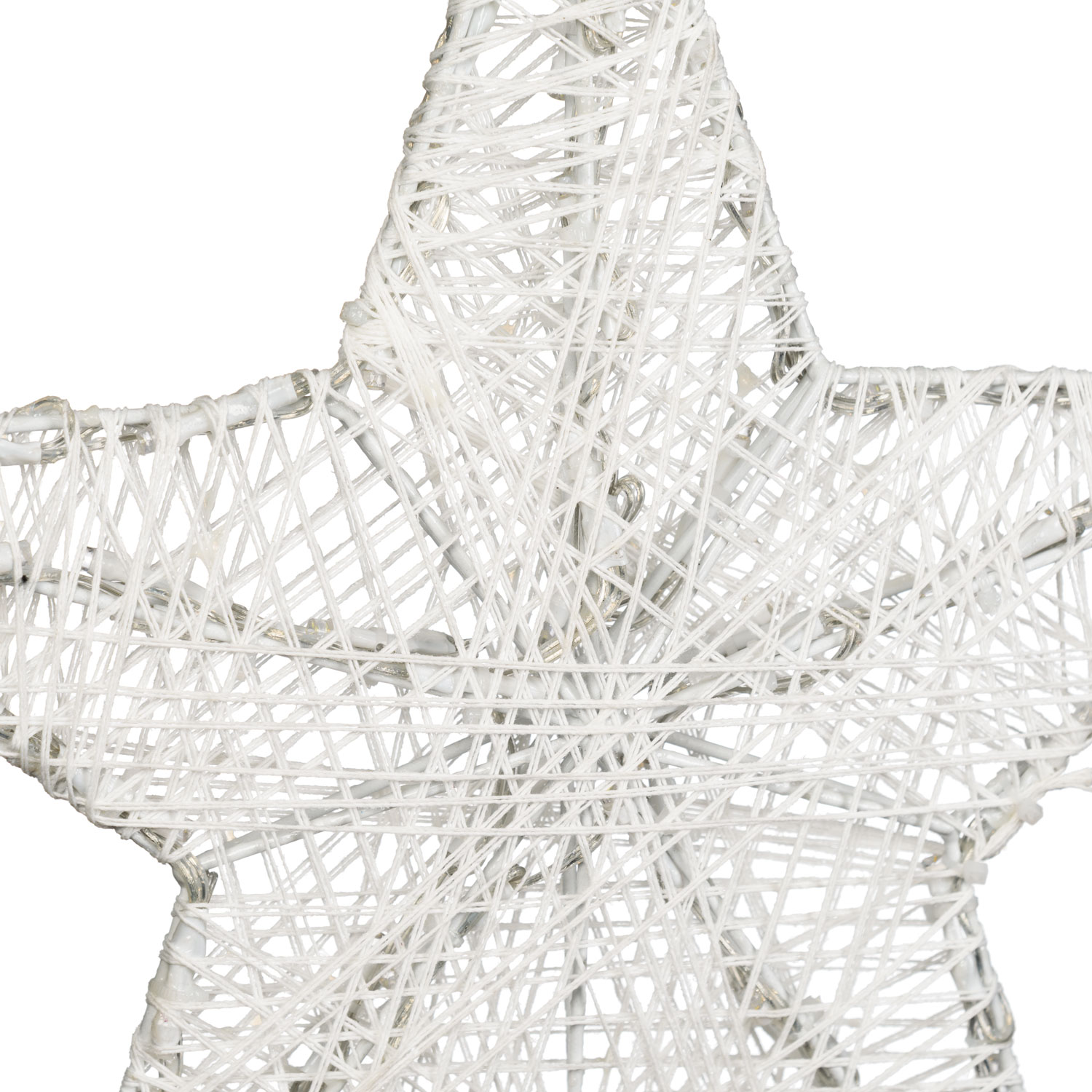 Weißer 3D-Stern Ø 35 cm, 60 Dual Color LED warmweiß und kaltweiß
 9 Weißer 3D-Stern Ø 35 cm, 60 Dual Color LED warmweiß und kaltweiß
 9