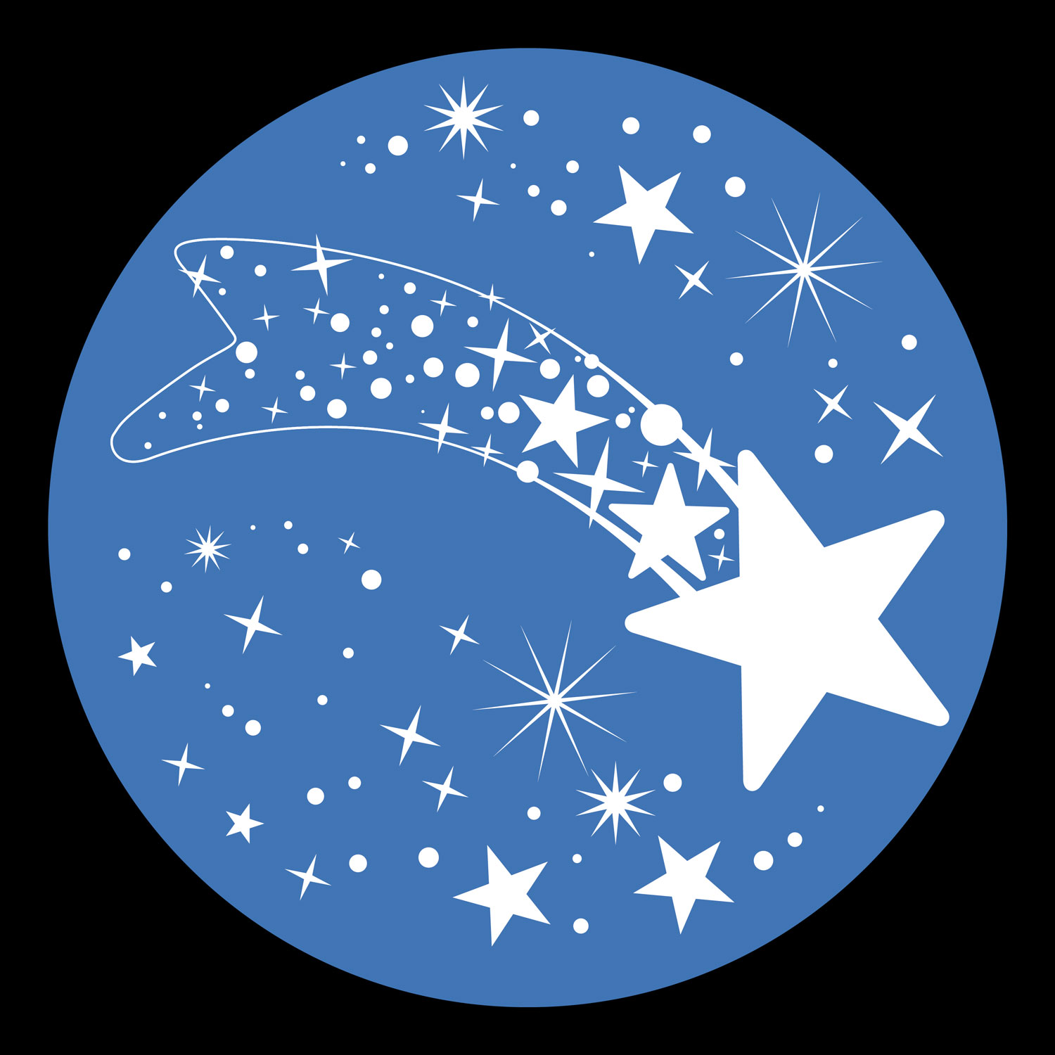 Gobo Stella cometa con stelle mix Gobo Stella cometa con stelle mix