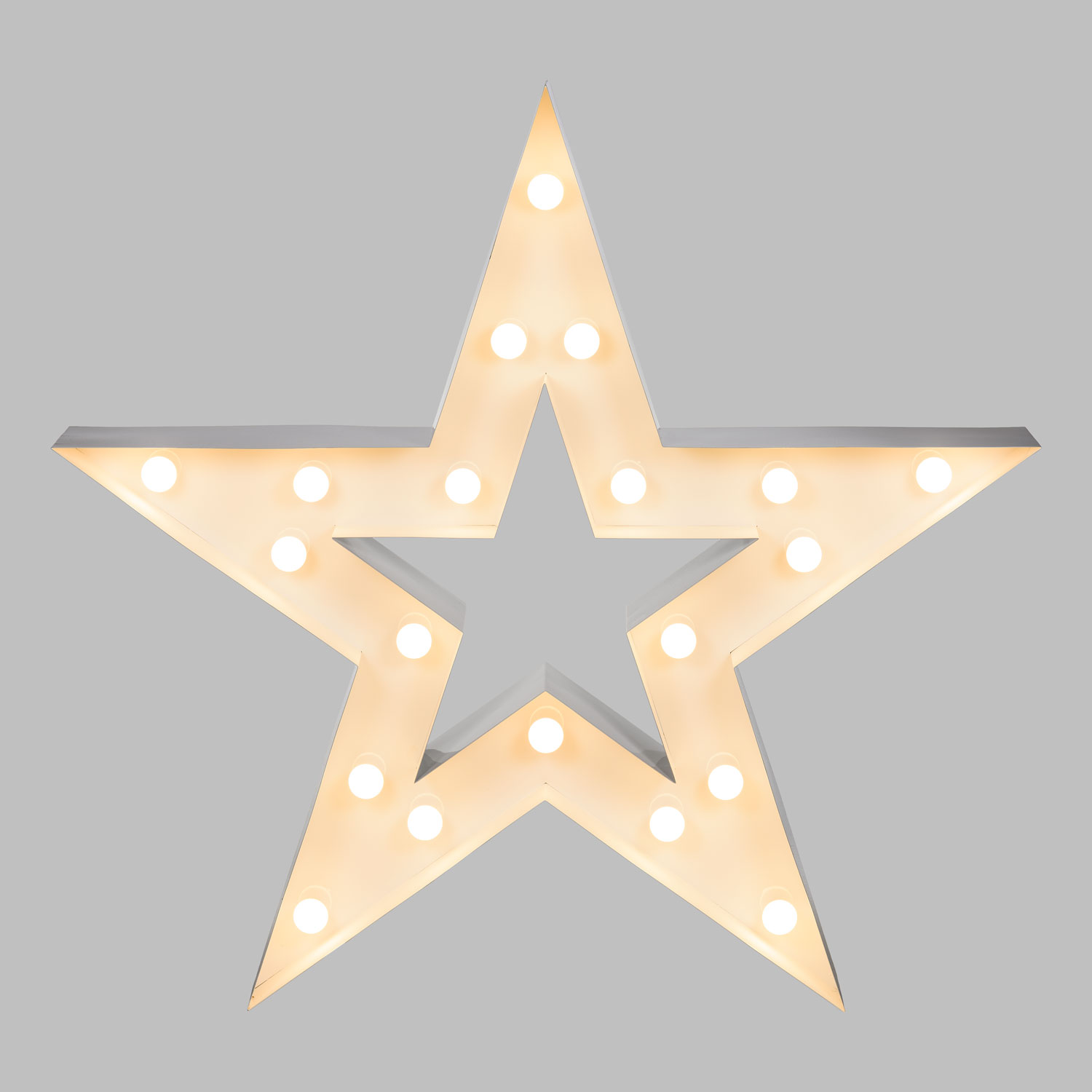 120 cm White Metal Star E14 Lamp Holders 120 cm White Metal Star E14 Lamp Holders