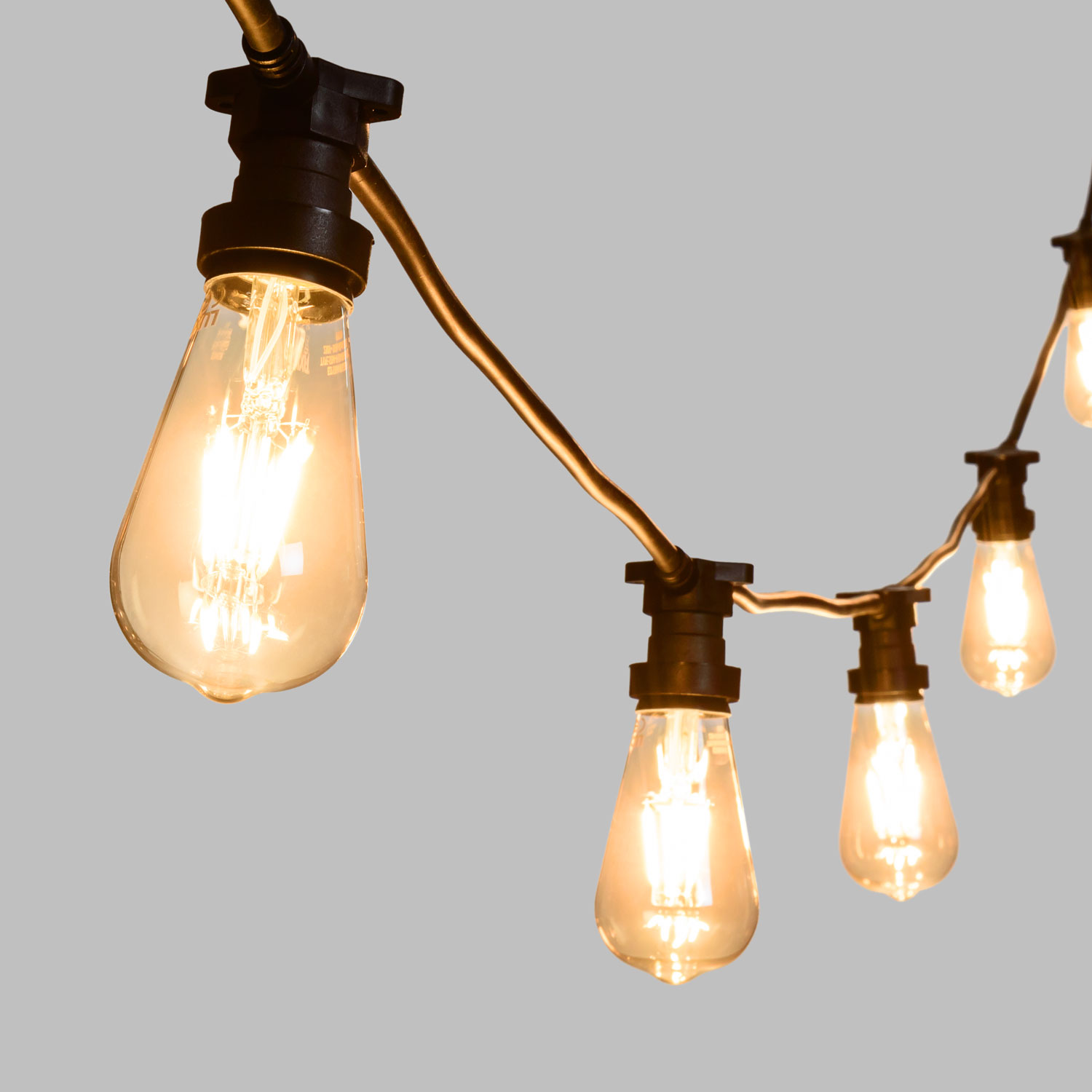 5 m Festoon Lights, 5 Edison Bulbs 4 Watts Ø 64 mm 6 5 m Festoon Lights, 5 Edison Bulbs 4 Watts Ø 64 mm 6