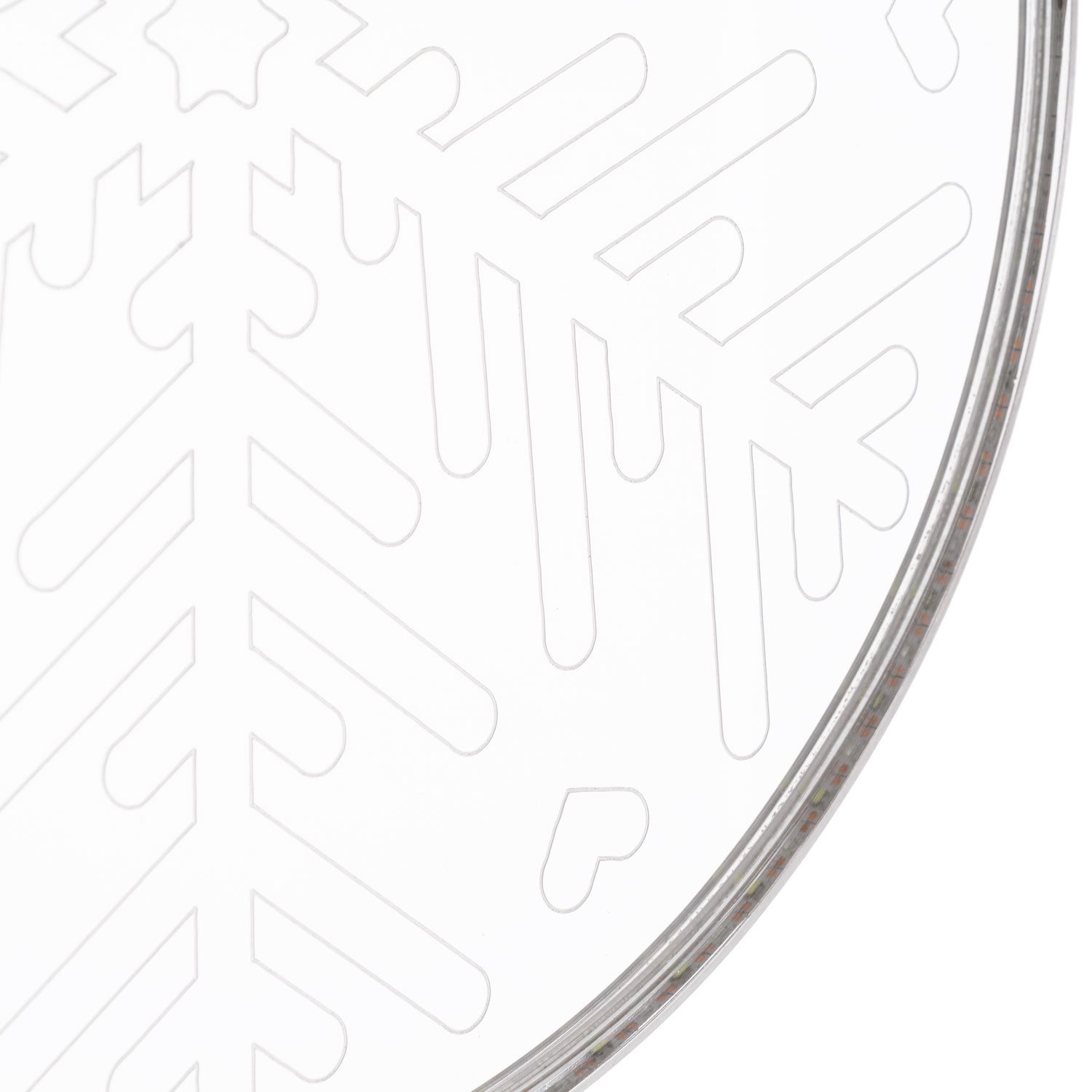 Fiocco di neve luminoso inciso Ø 30 cm 3 Fiocco di neve luminoso inciso Ø 30 cm 3