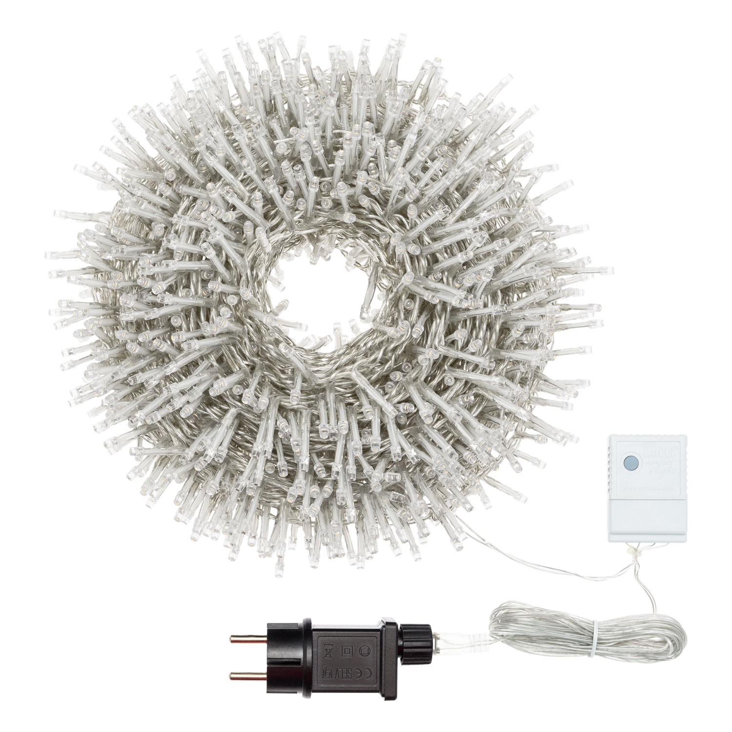 MiniCluster Lichterkette 30,5 m, 1500 LEDs extra warmweiß 4 MiniCluster Lichterkette 30,5 m, 1500 LEDs extra warmweiß 4