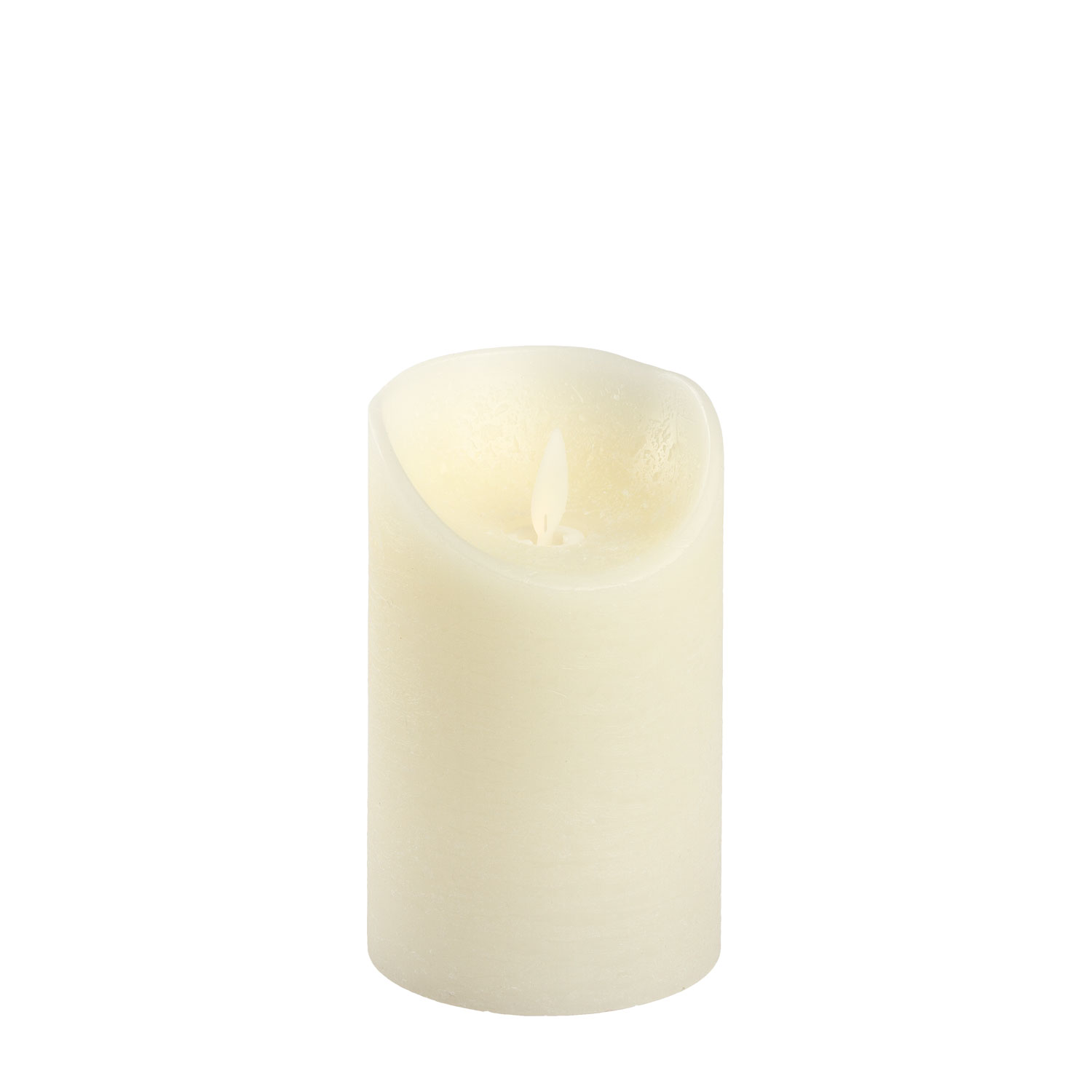 Bougie finition cire rustique ivoire, h 12,5 cm 5 Bougie finition cire rustique ivoire, h 12,5 cm 5