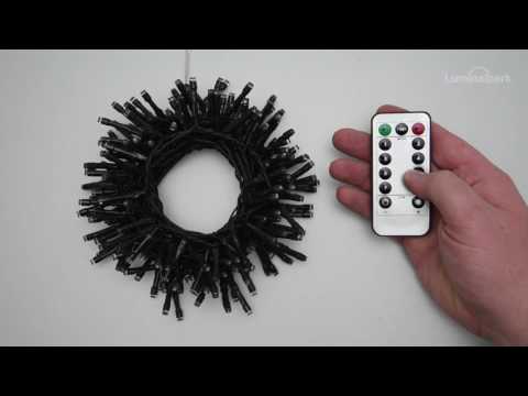 Batteriebetriebene Lichterkette 7,2 m, 180 LEDs warmweiß 2 Batteriebetriebene Lichterkette 7,2 m, 180 LEDs warmweiß 2