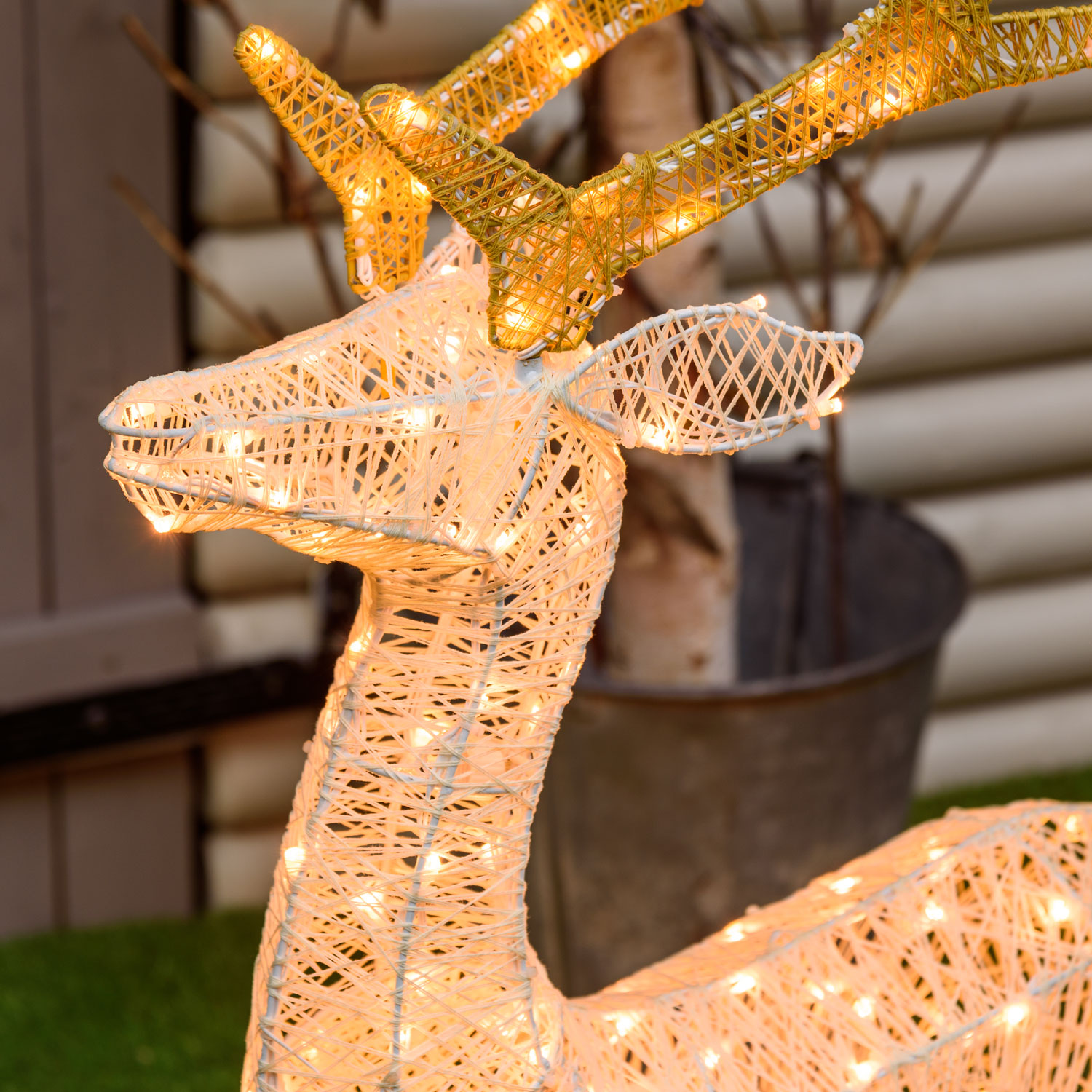 3D laufendes Rentier, 200 LEDs, extra warmweiß 6 3D laufendes Rentier, 200 LEDs, extra warmweiß 6